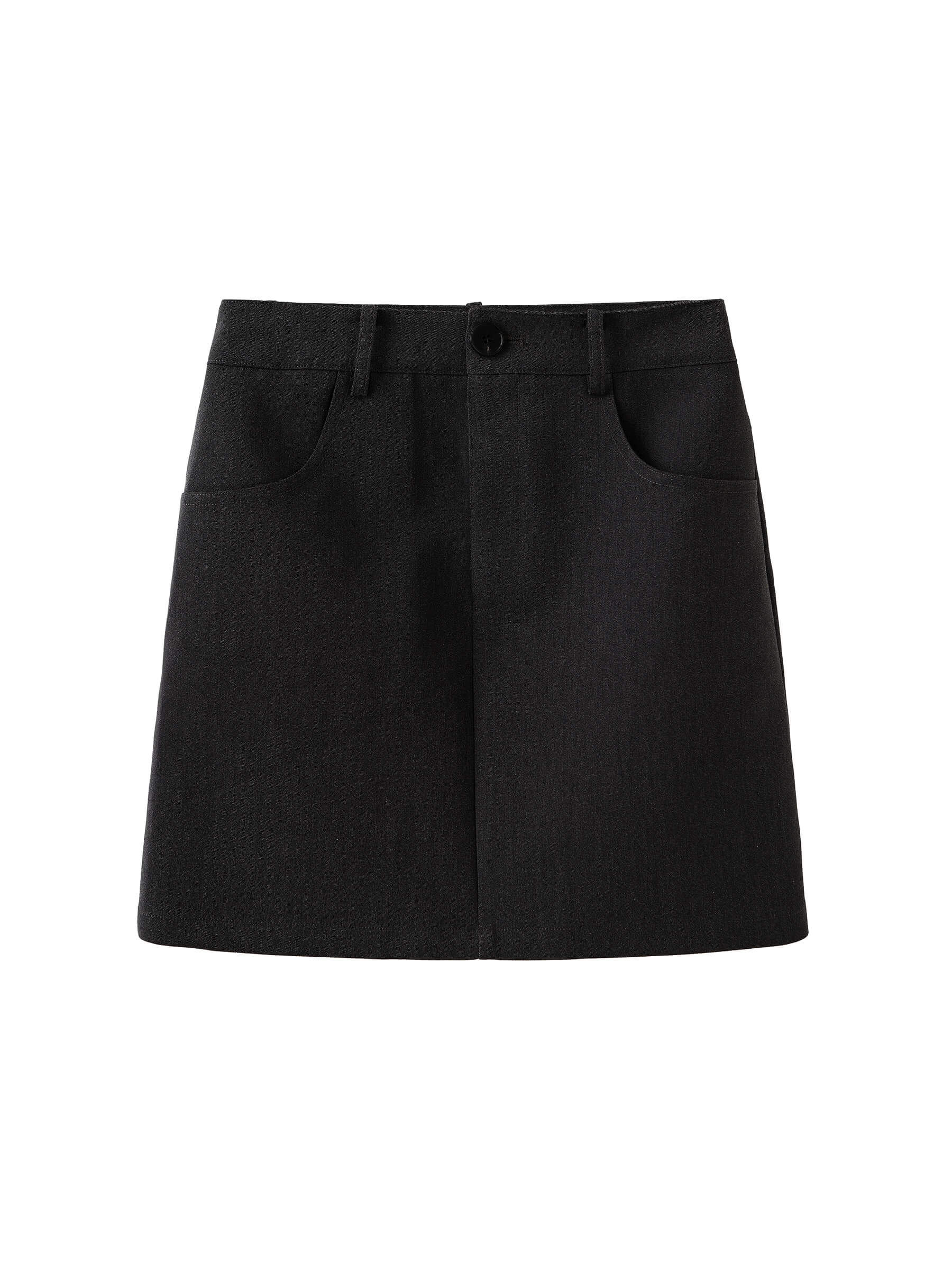 Heart Patch Tailored Mini Skirt - Image 13