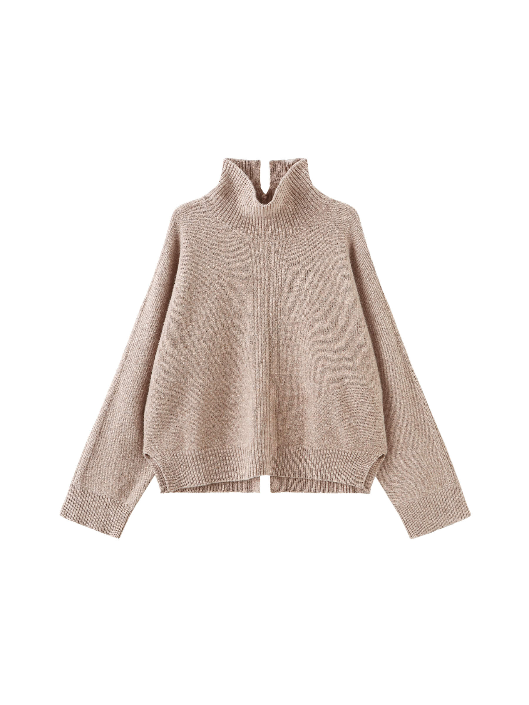 High Neck Sheep Wool Sweater - Image 19