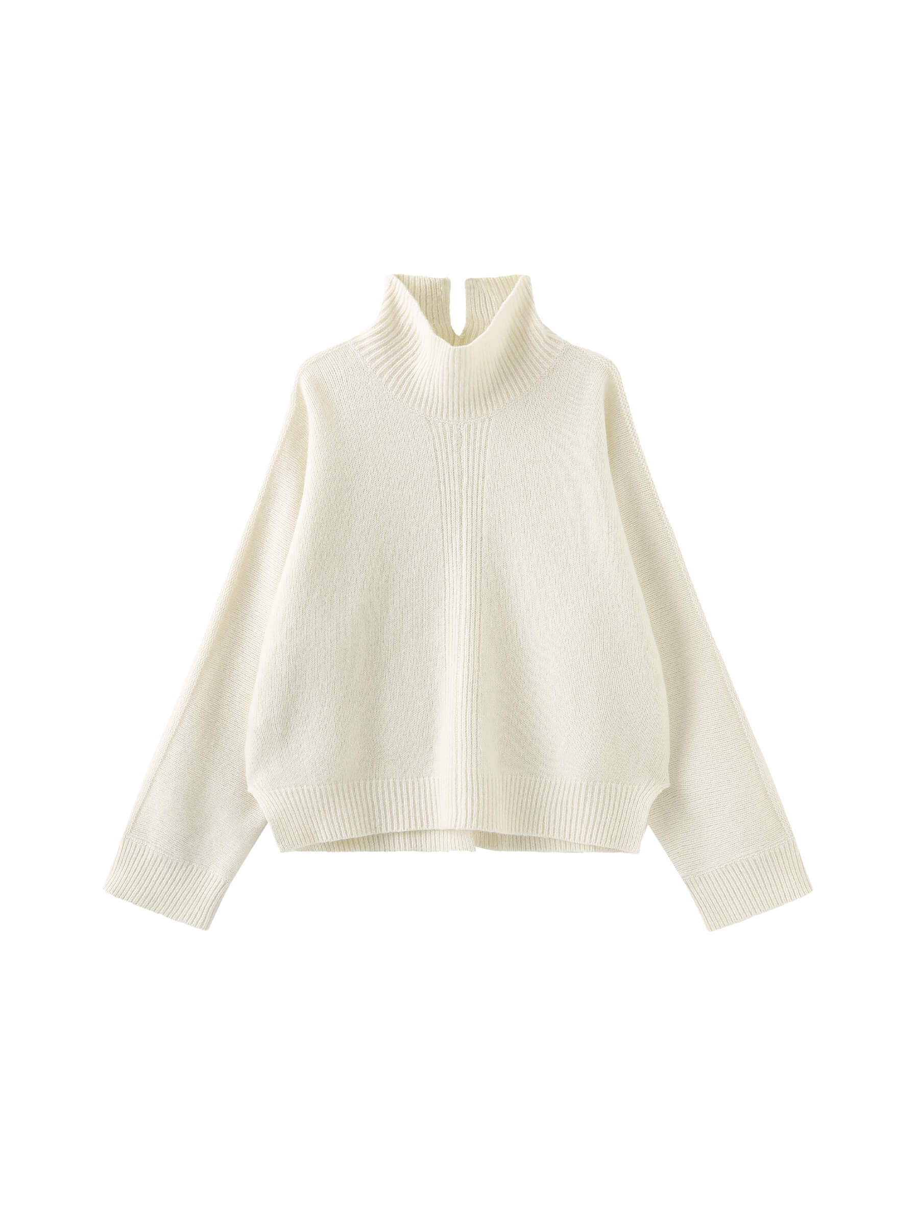 High Neck Sheep Wool Sweater - Image 21