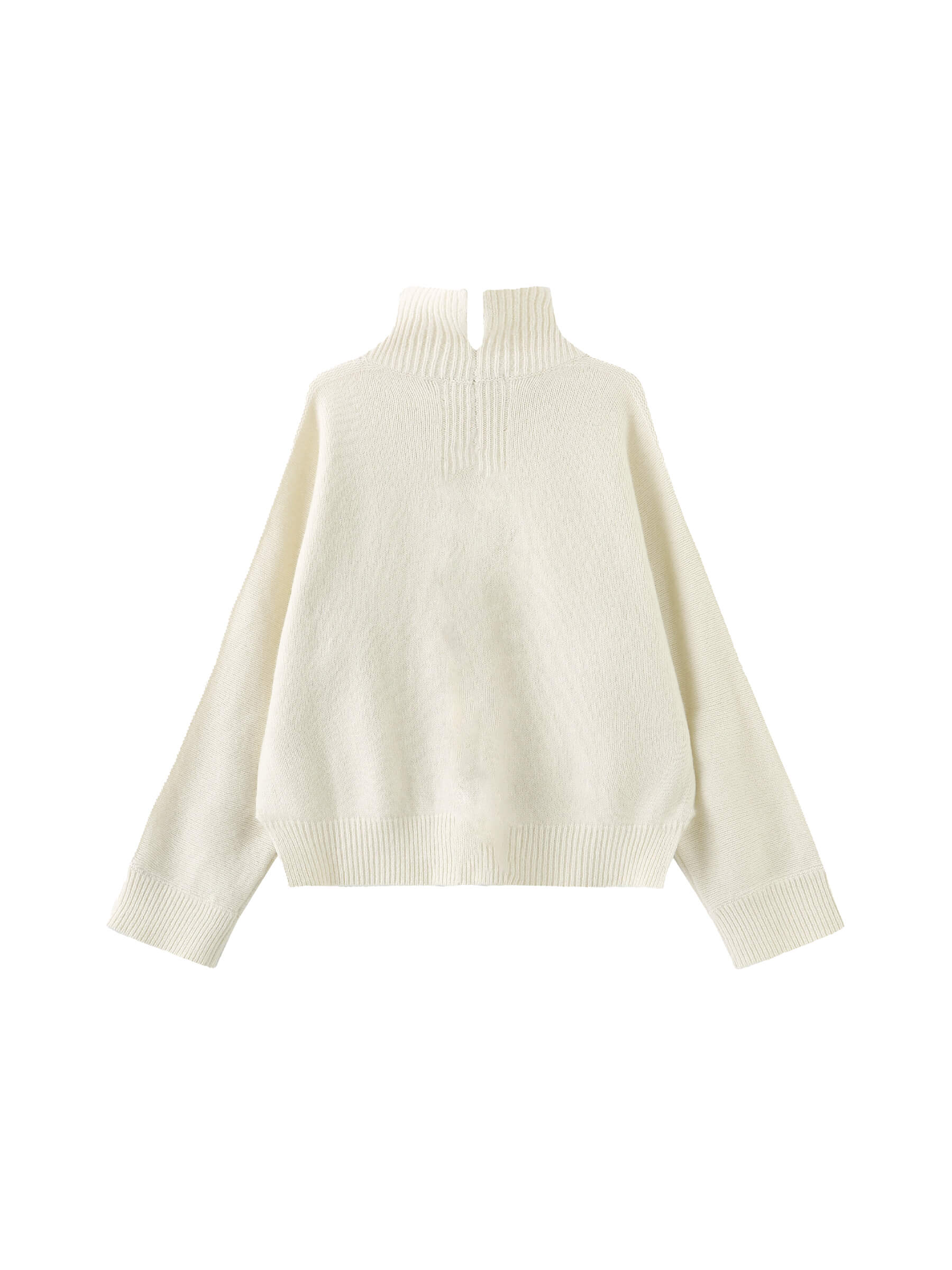 High Neck Sheep Wool Sweater - Image 22
