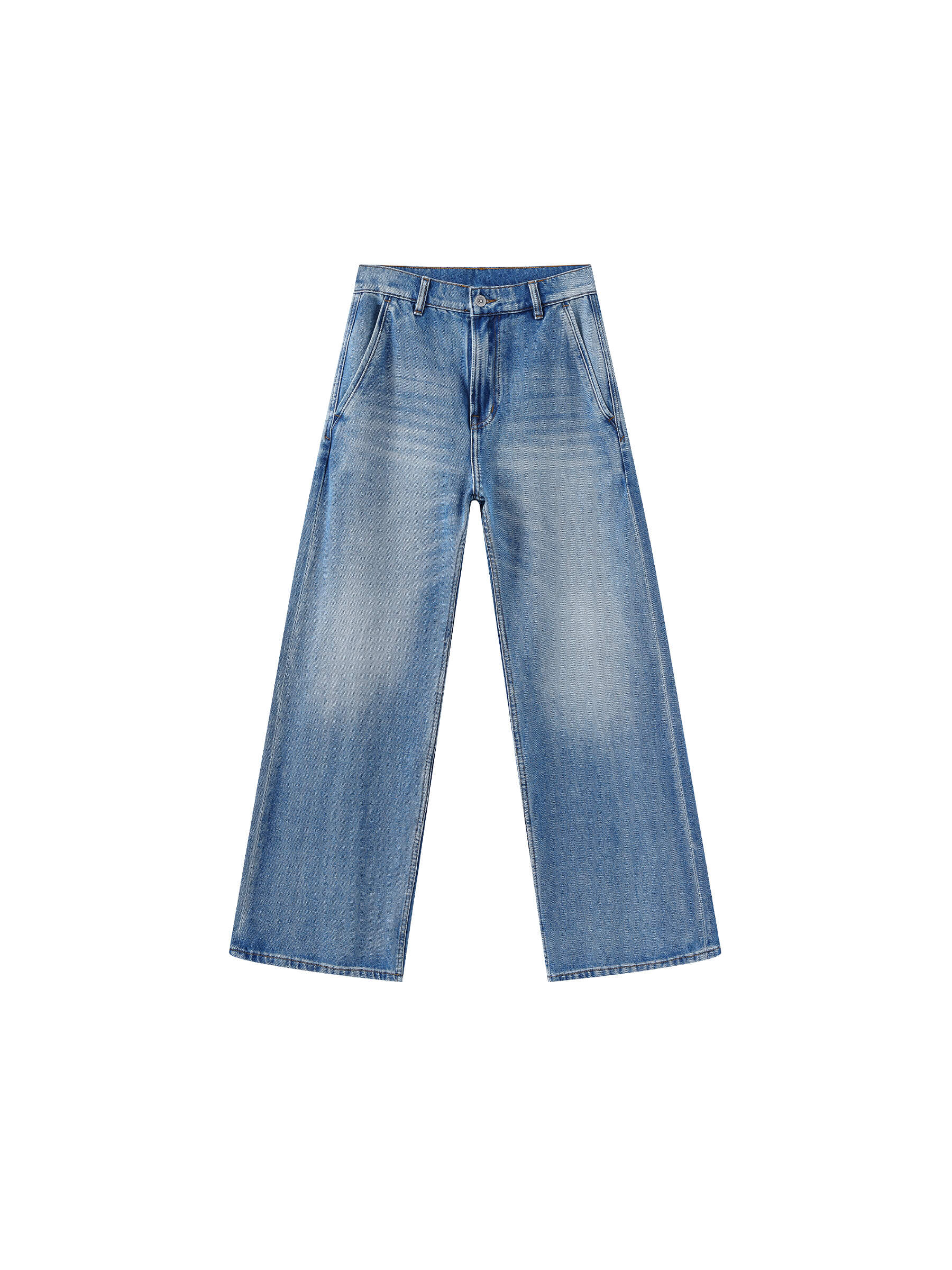 High Waisted Washed Out Boyfriend Jeans - Image 13