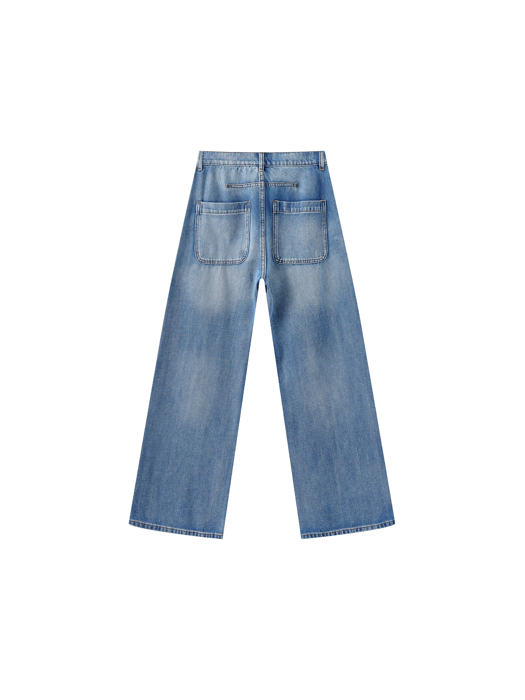 High Waisted Washed Out Boyfriend Jeans - Image 14