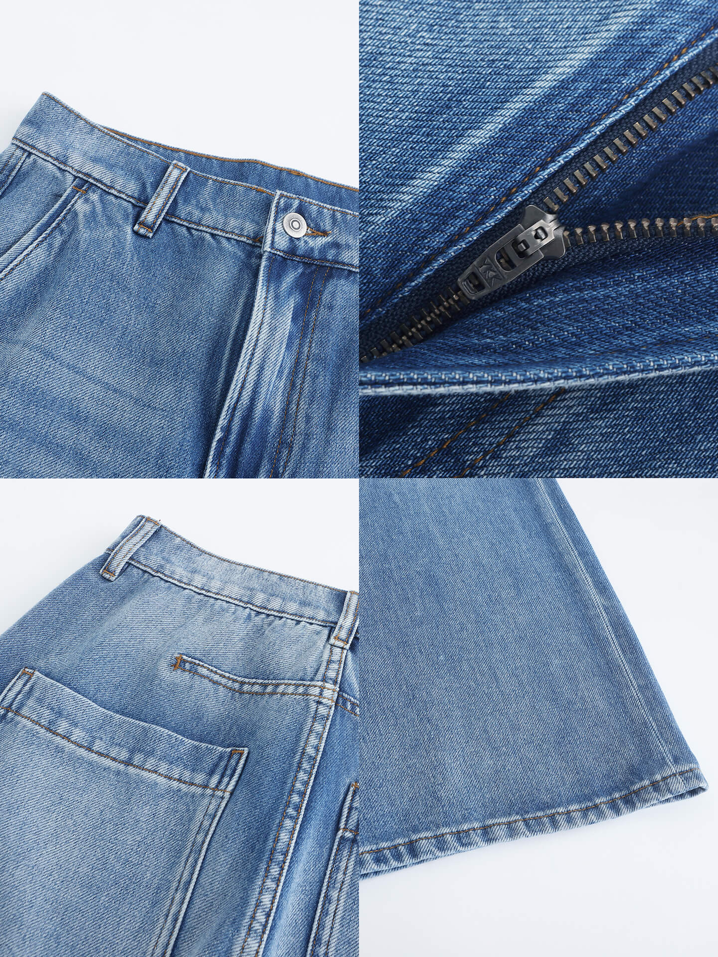 High Waisted Washed Out Boyfriend Jeans - Image 18