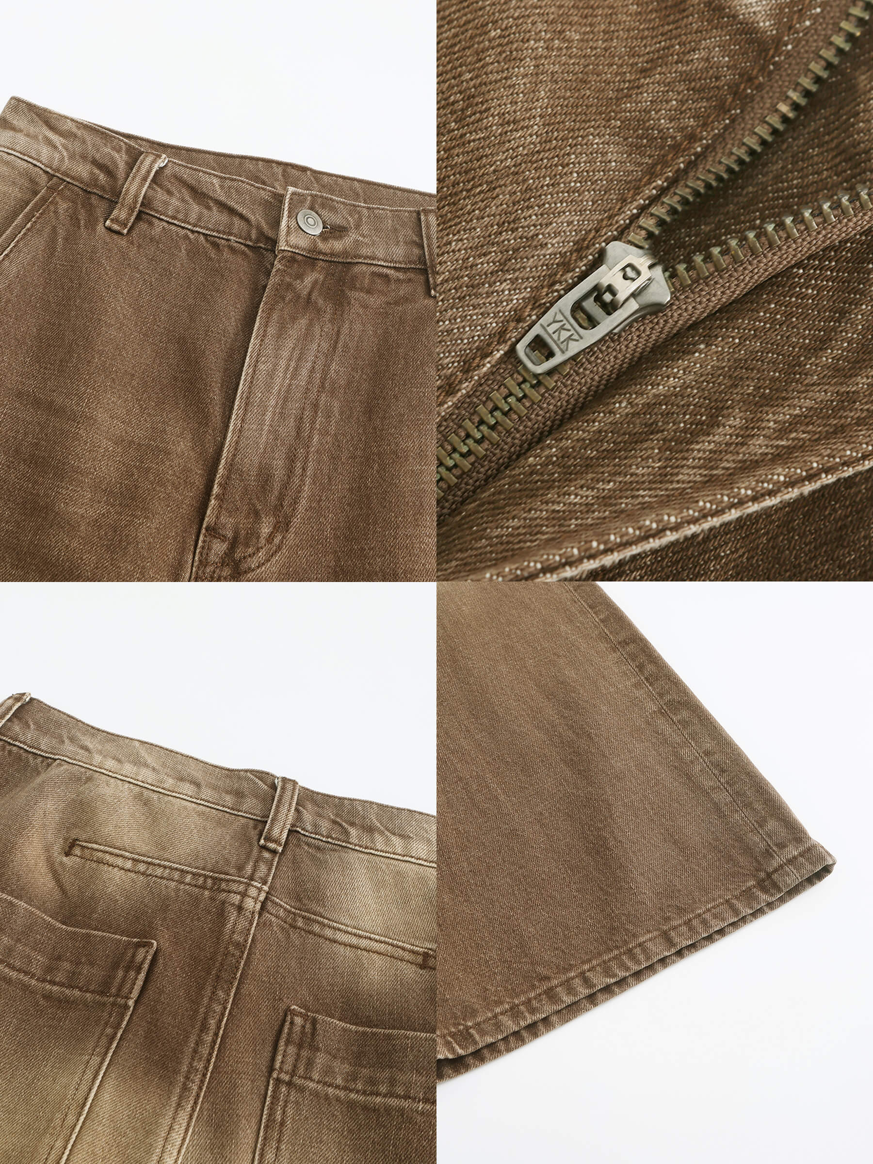 High Waisted Washed Out Boyfriend Jeans - Image 19