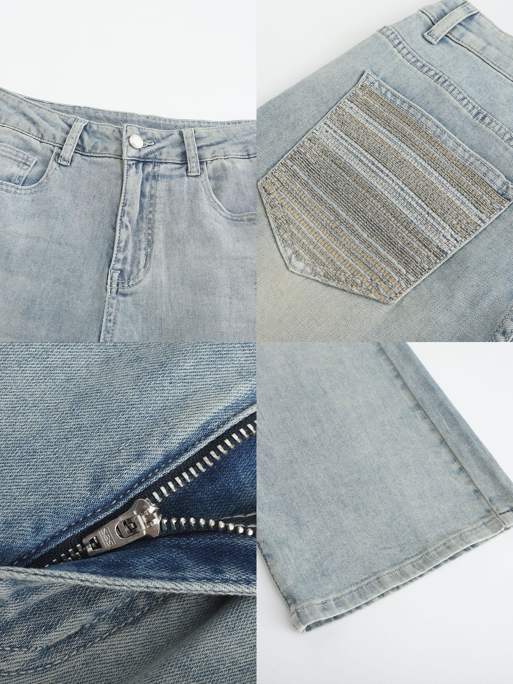 High Waisted Wide Leg Jeans - Image 15