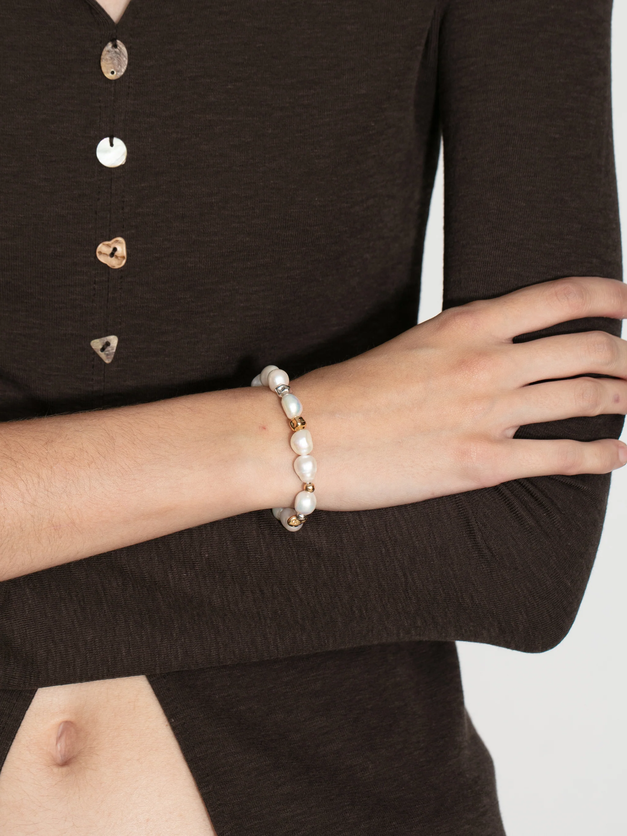 Irregular Pearl Bracelet - Image 2