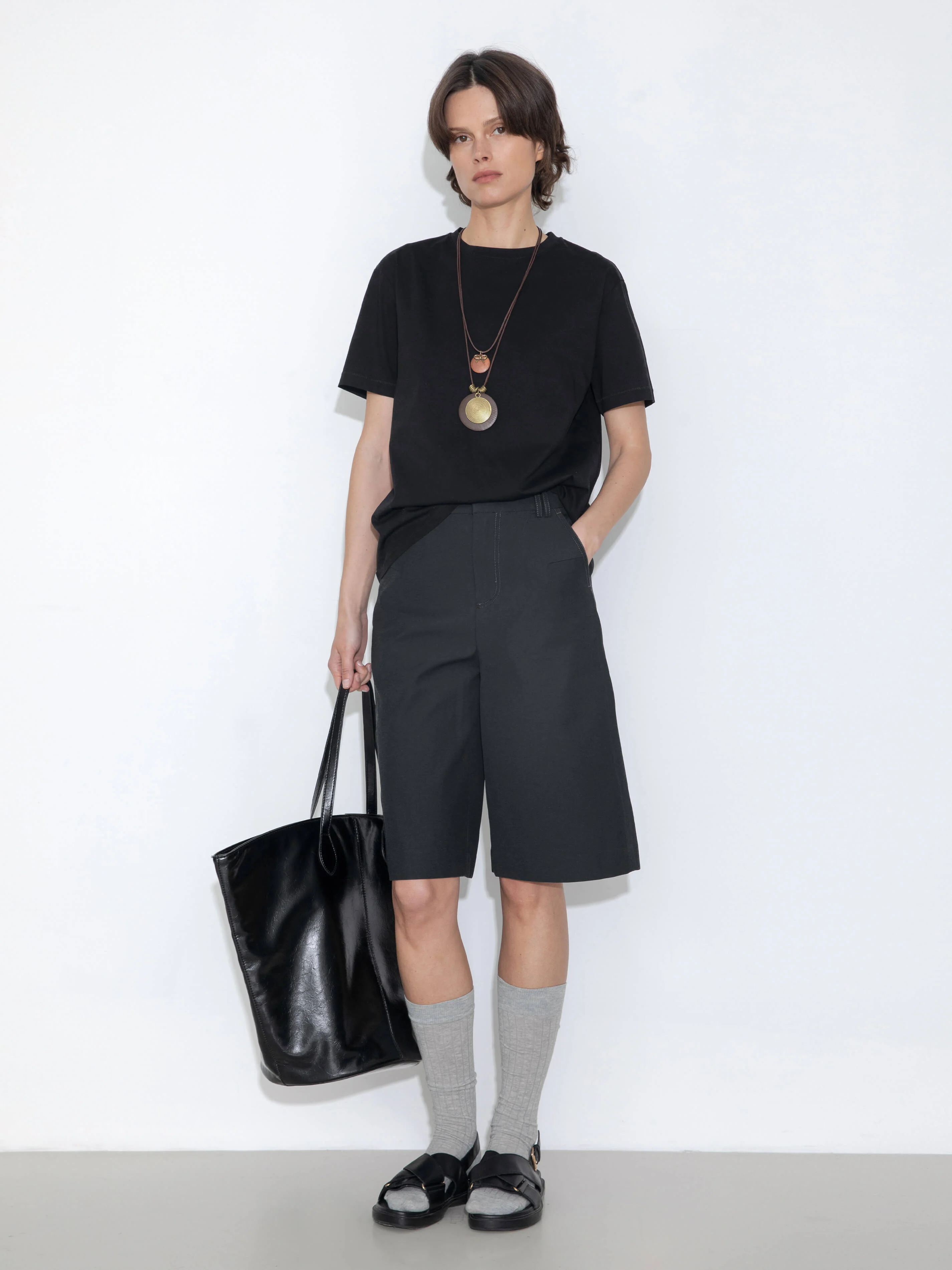 Knee-Length Casual Trousers - Image 3