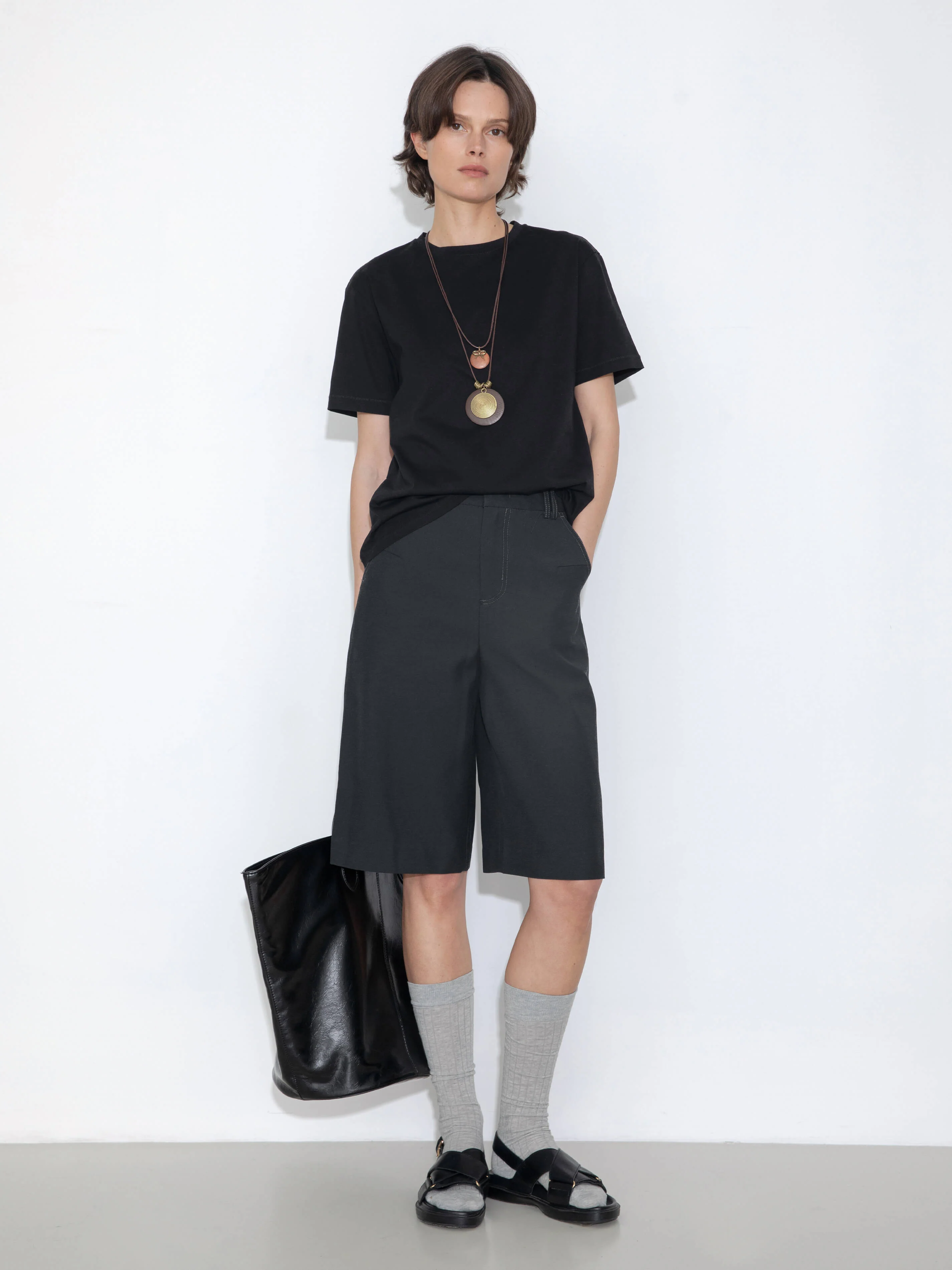 Knee-Length Casual Trousers - Image 4