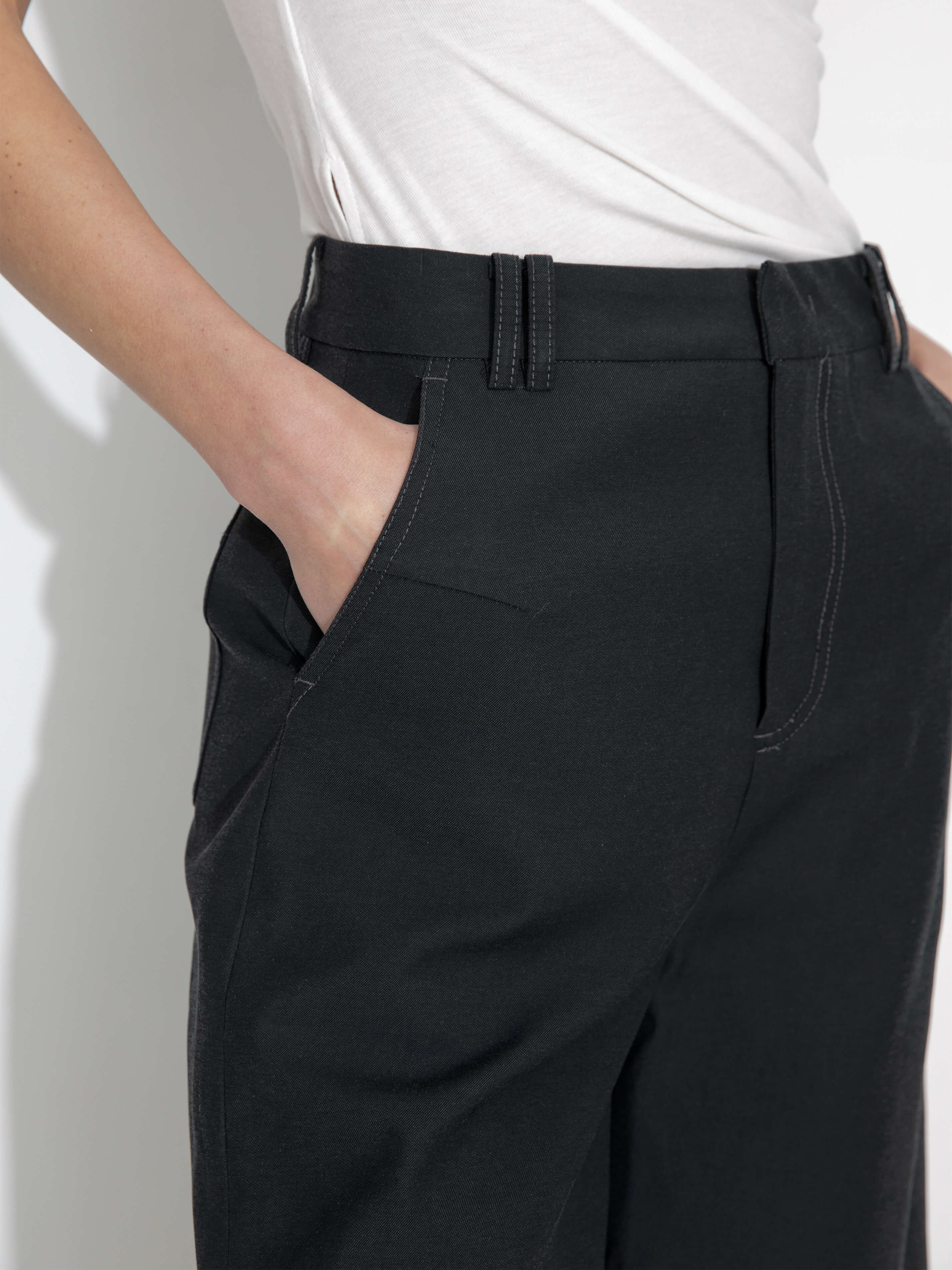 Knee-Length Casual Trousers - Image 5