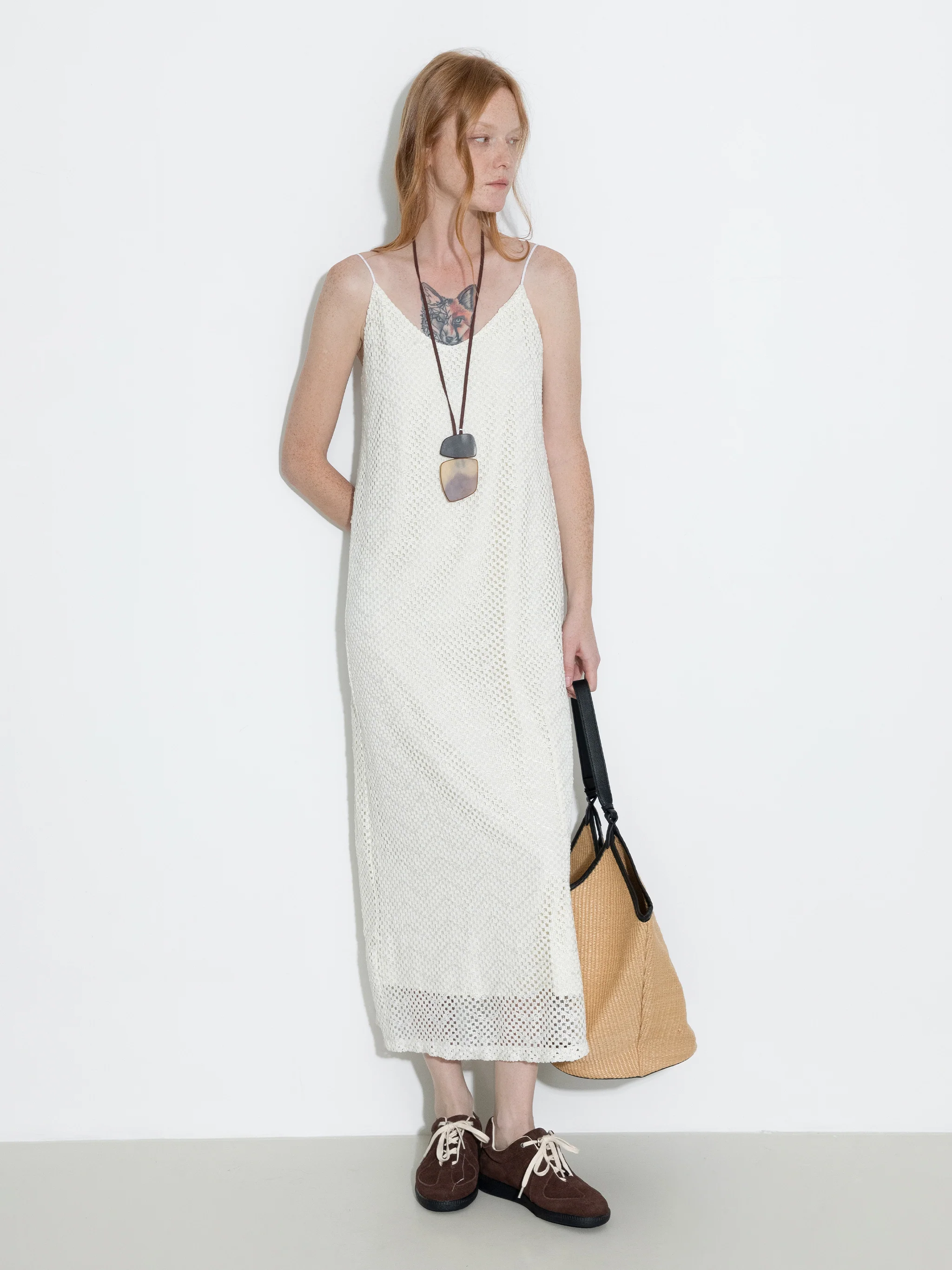 Lace Hollow Out A-Line Sling Dress - Image 11