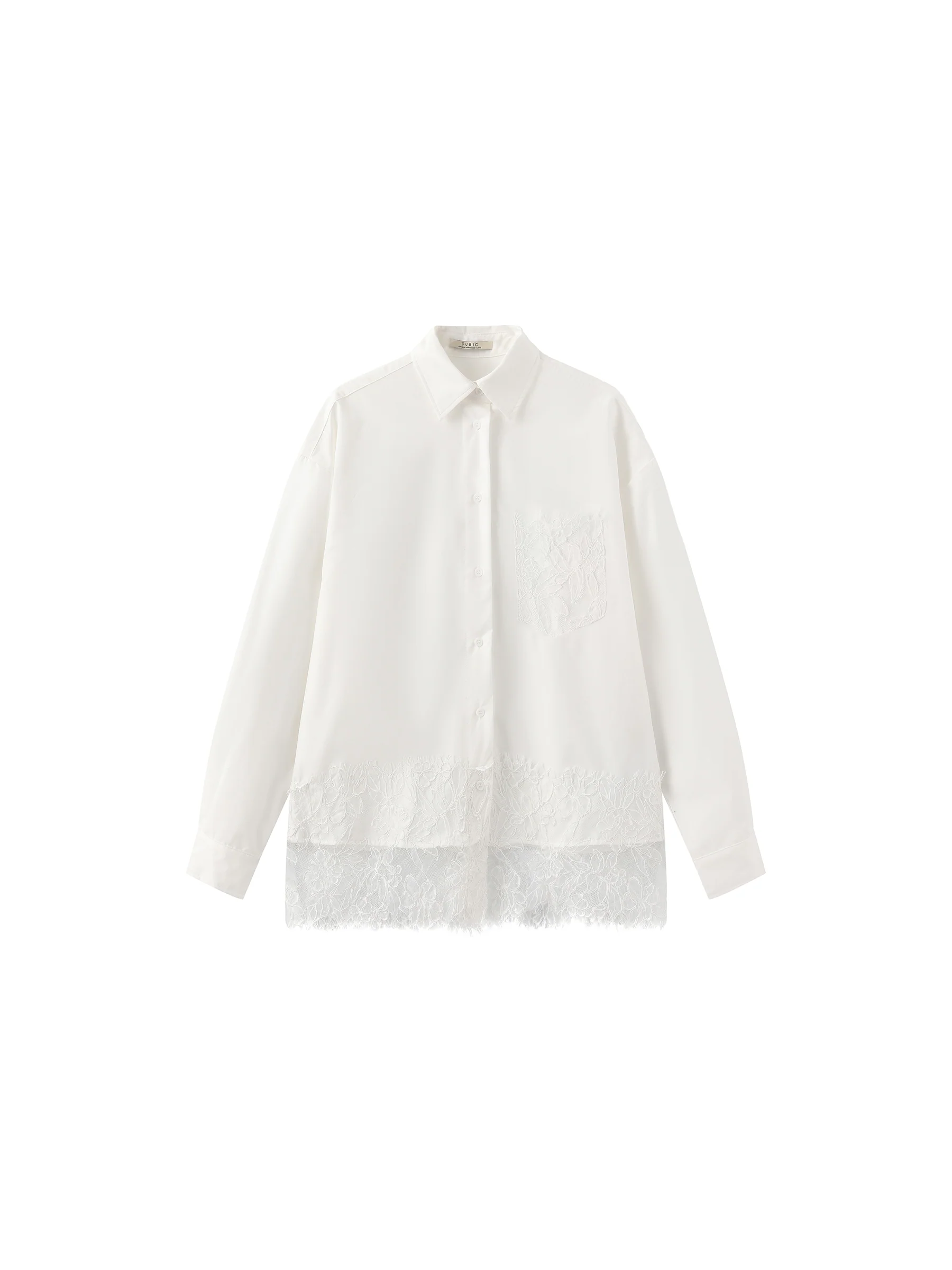 Lace Panel Shirt - Image 17