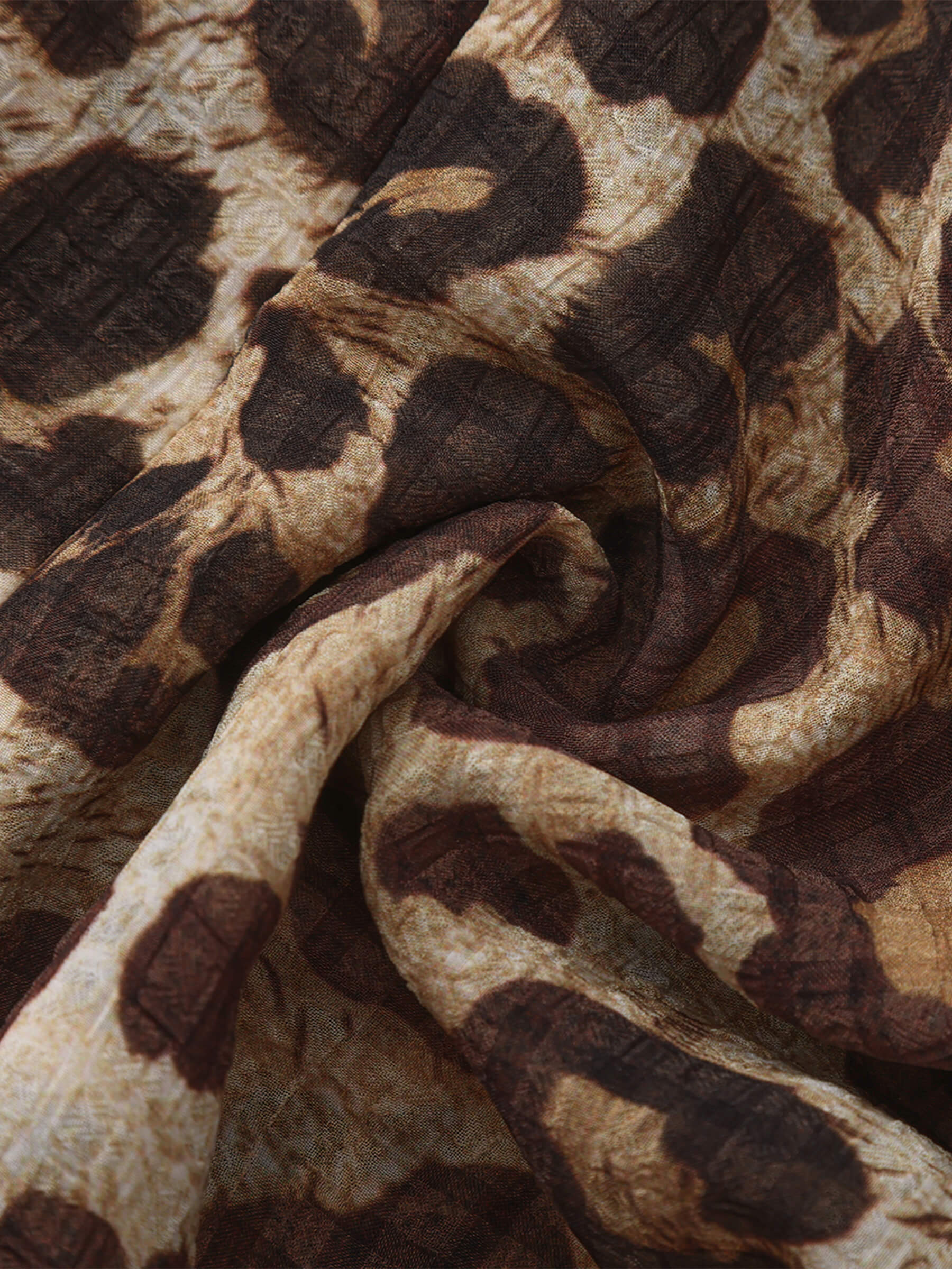 Leopard Print Cami Top with Scarf - Image 11