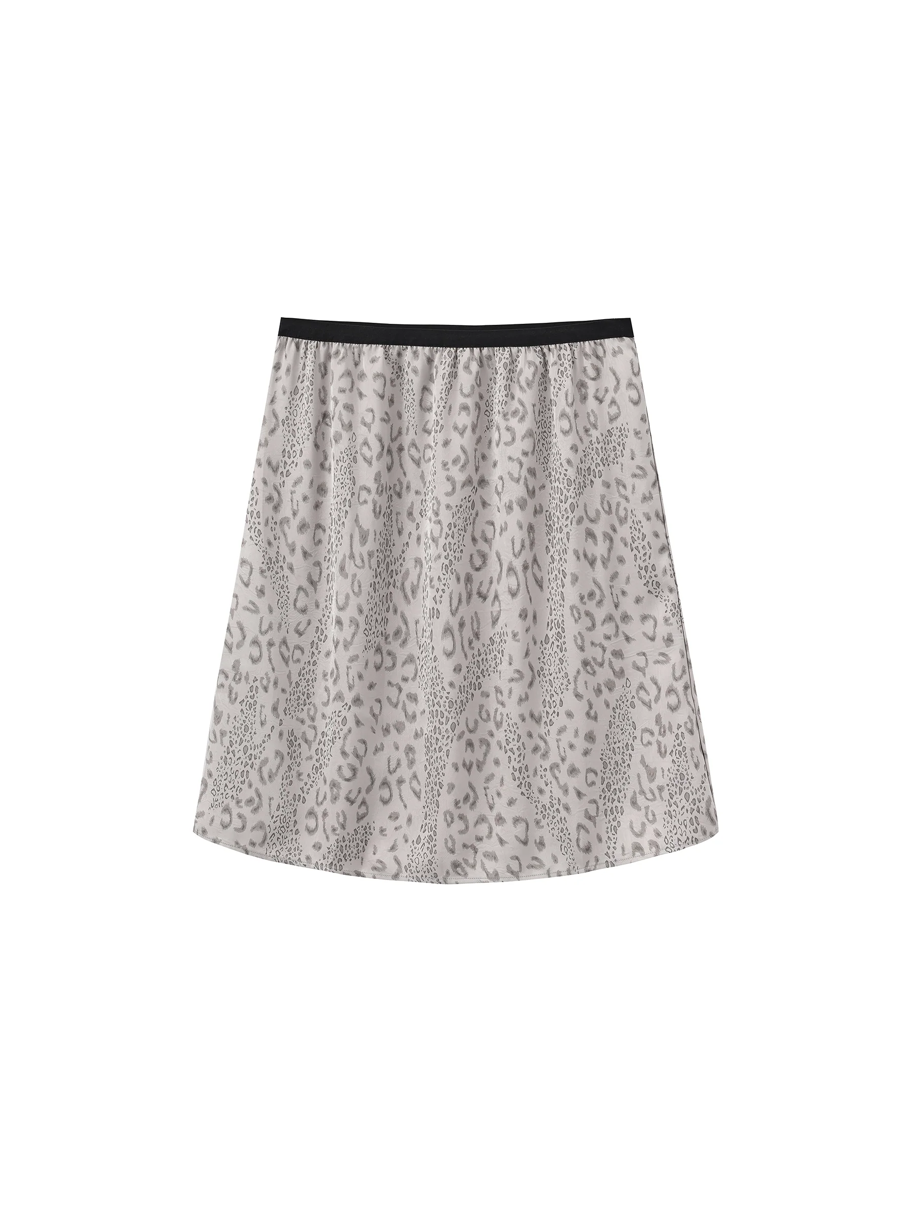 Leopard Print Straight Midi Skirt - Image 8