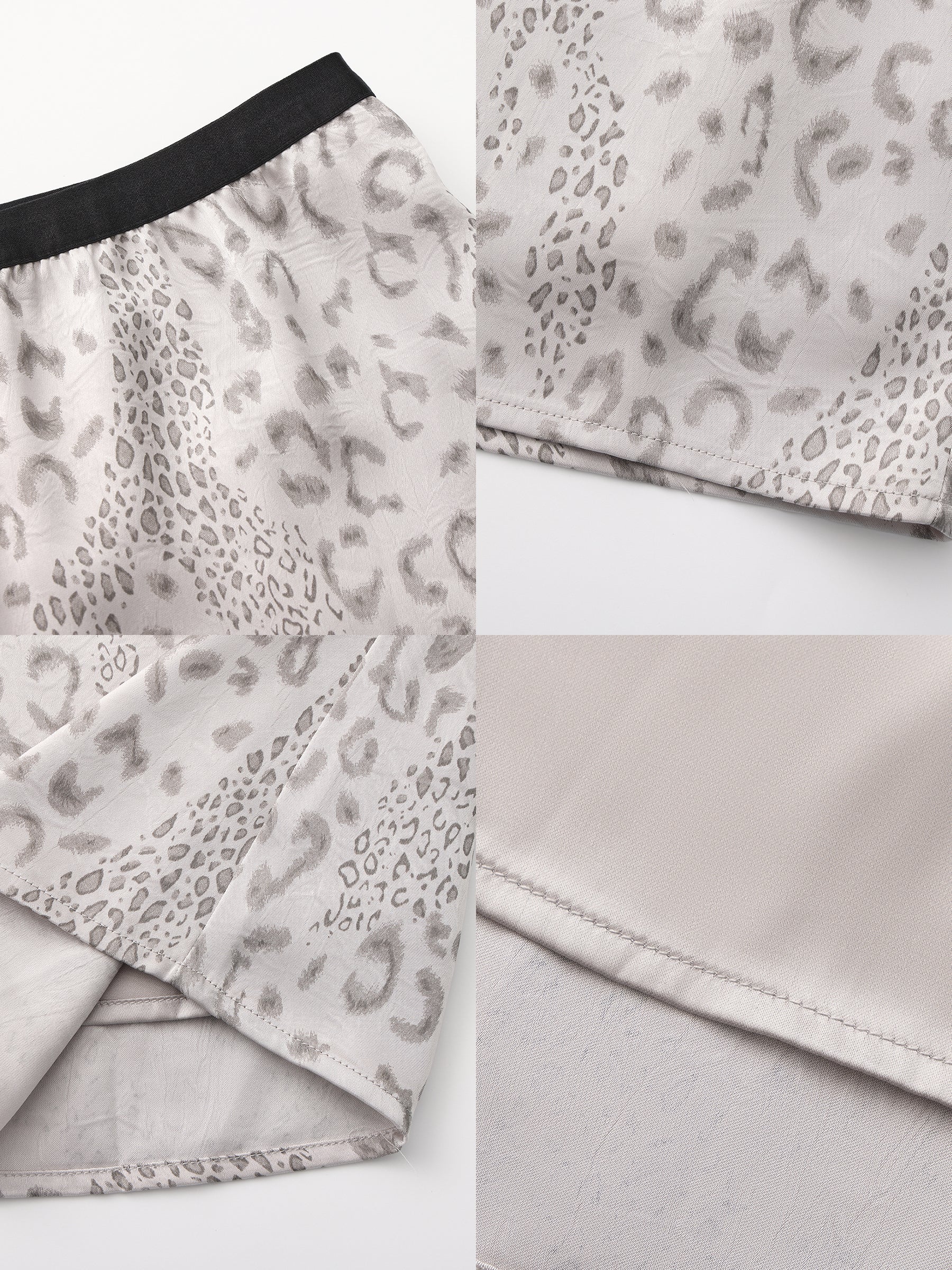 Leopard Print Straight Midi Skirt - Image 9