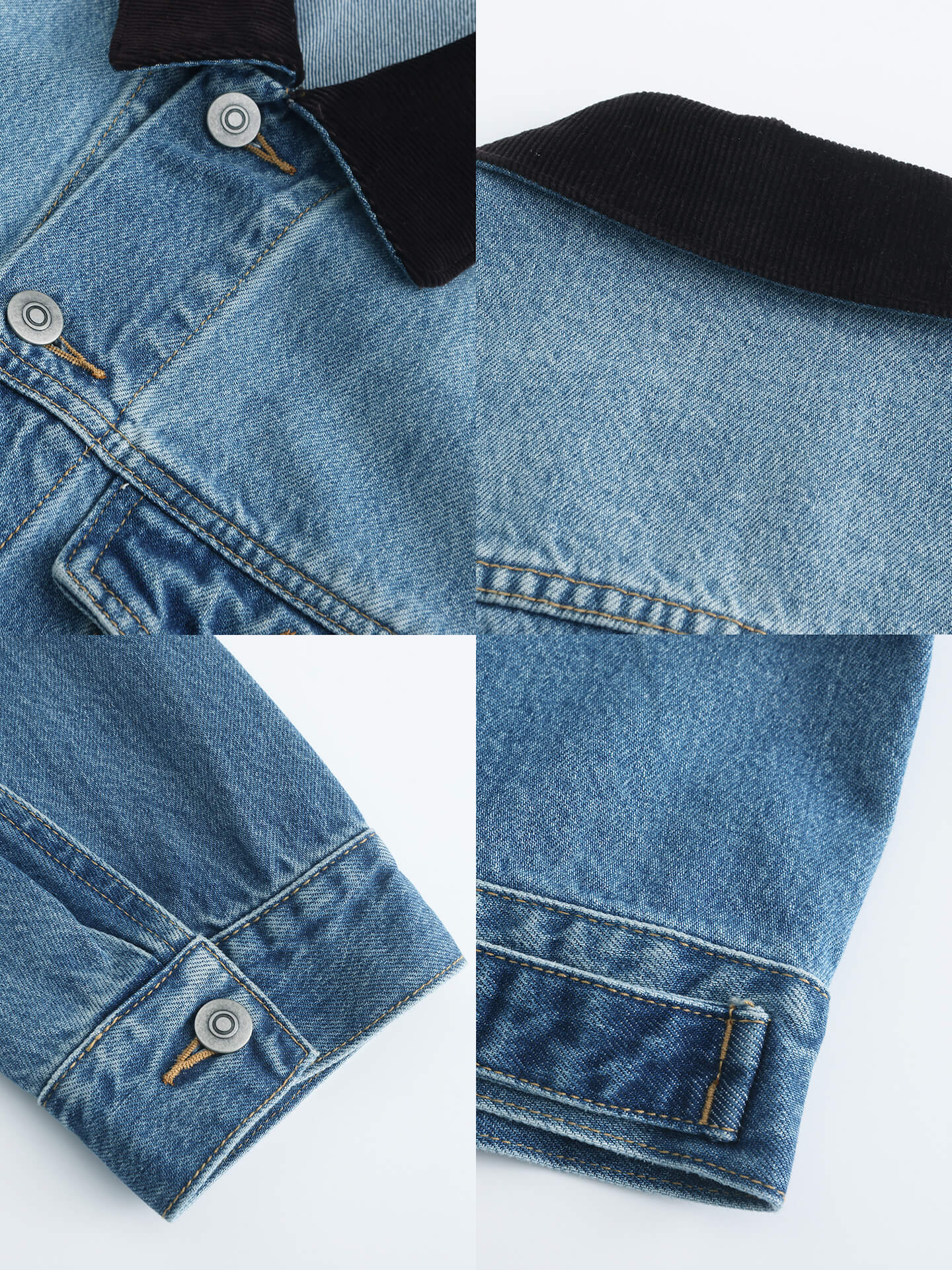 Light Blue Short Denim Jacket - Image 10
