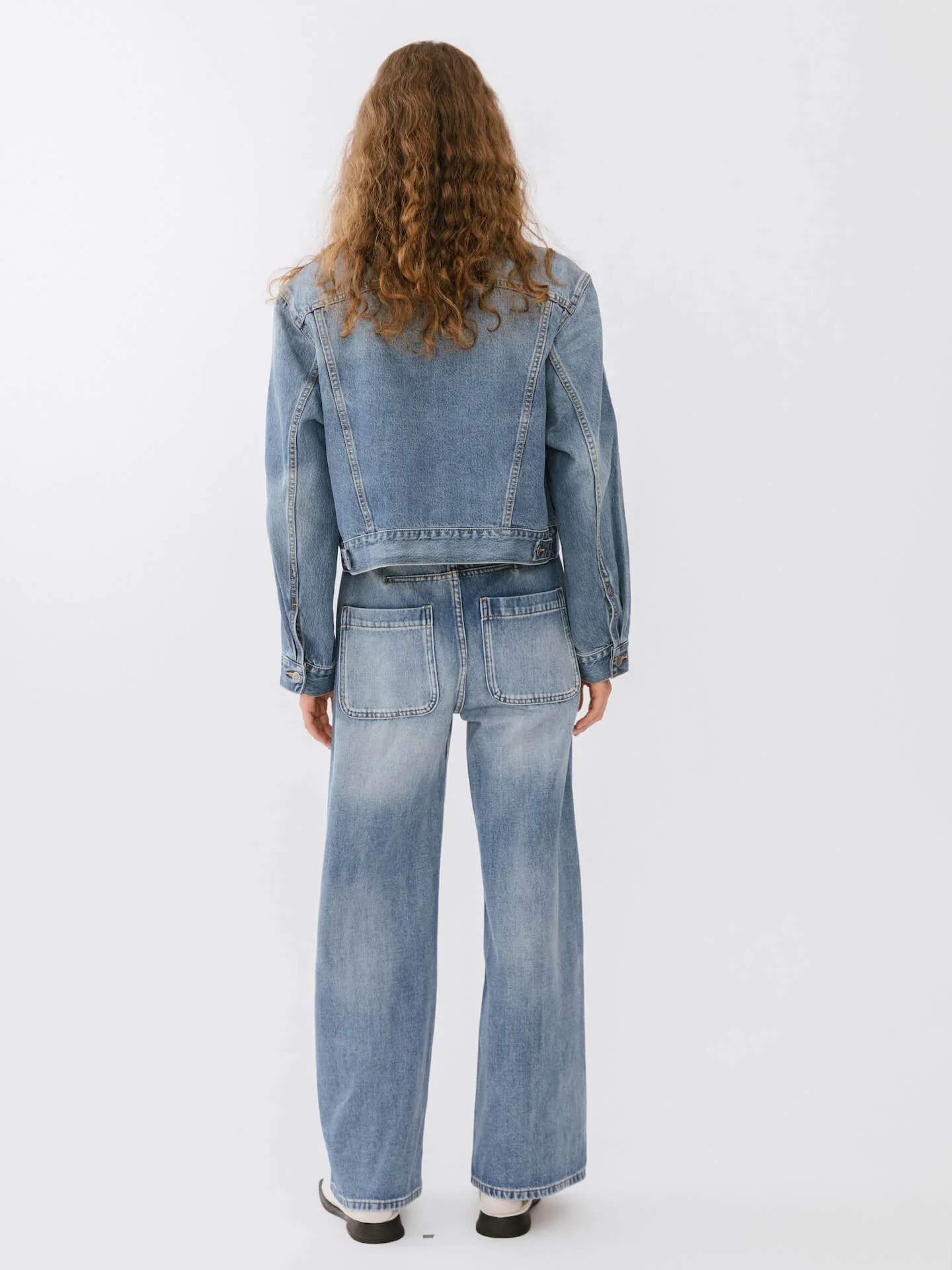 Light Blue Short Denim Jacket - Image 6