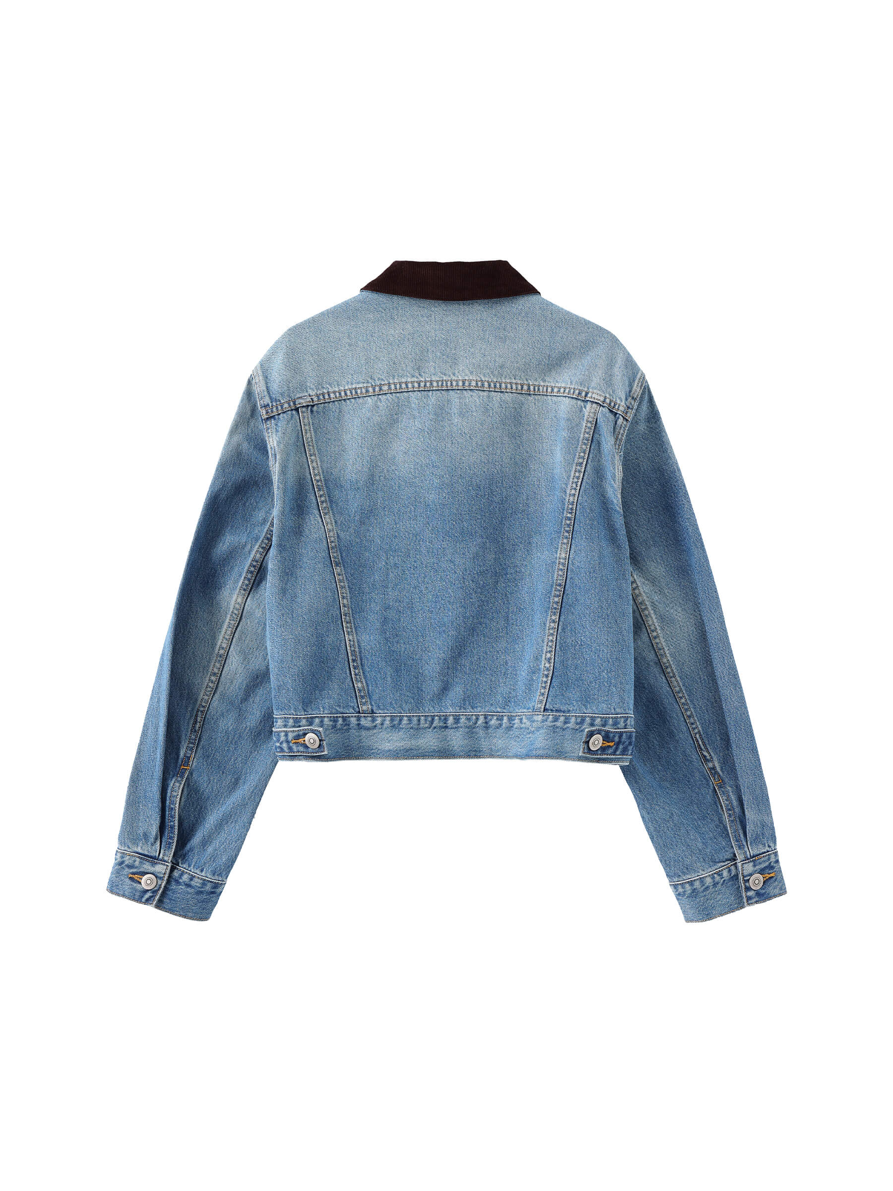 Light Blue Short Denim Jacket - Image 8