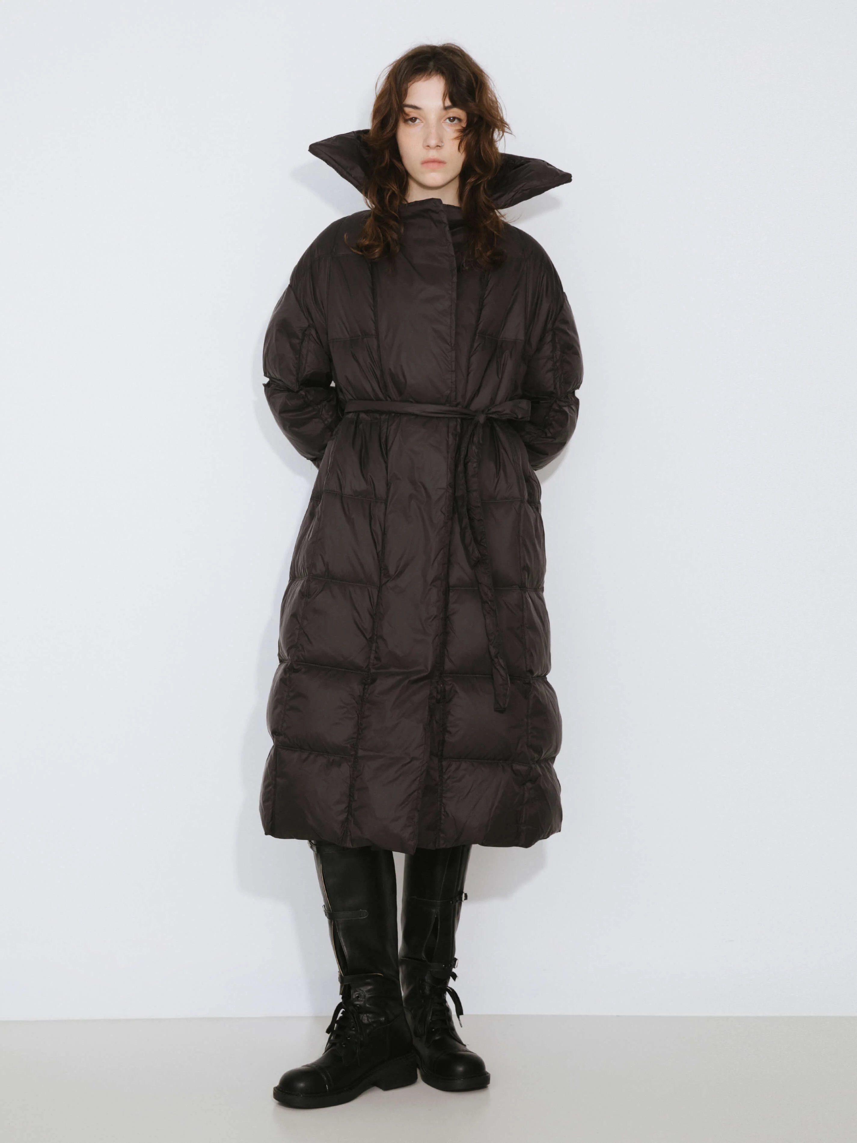 Long Boxy Down Coat - Image 10