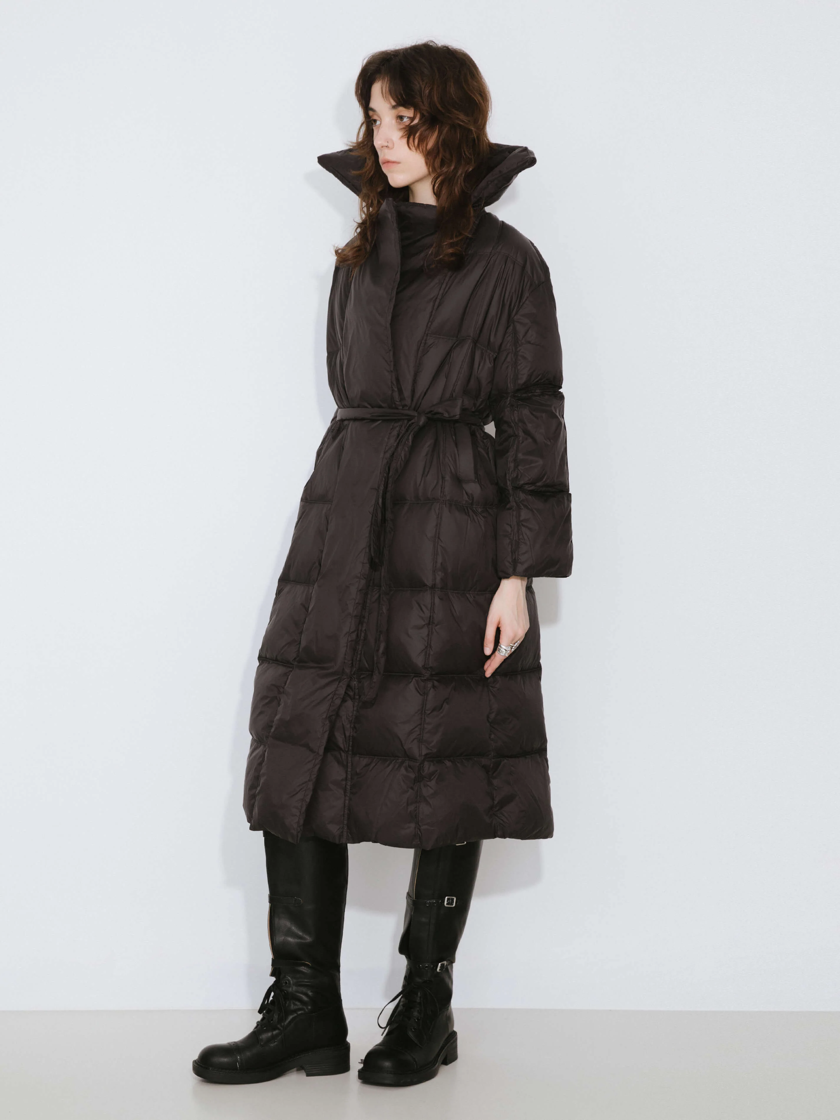 Long Boxy Down Coat - Image 12
