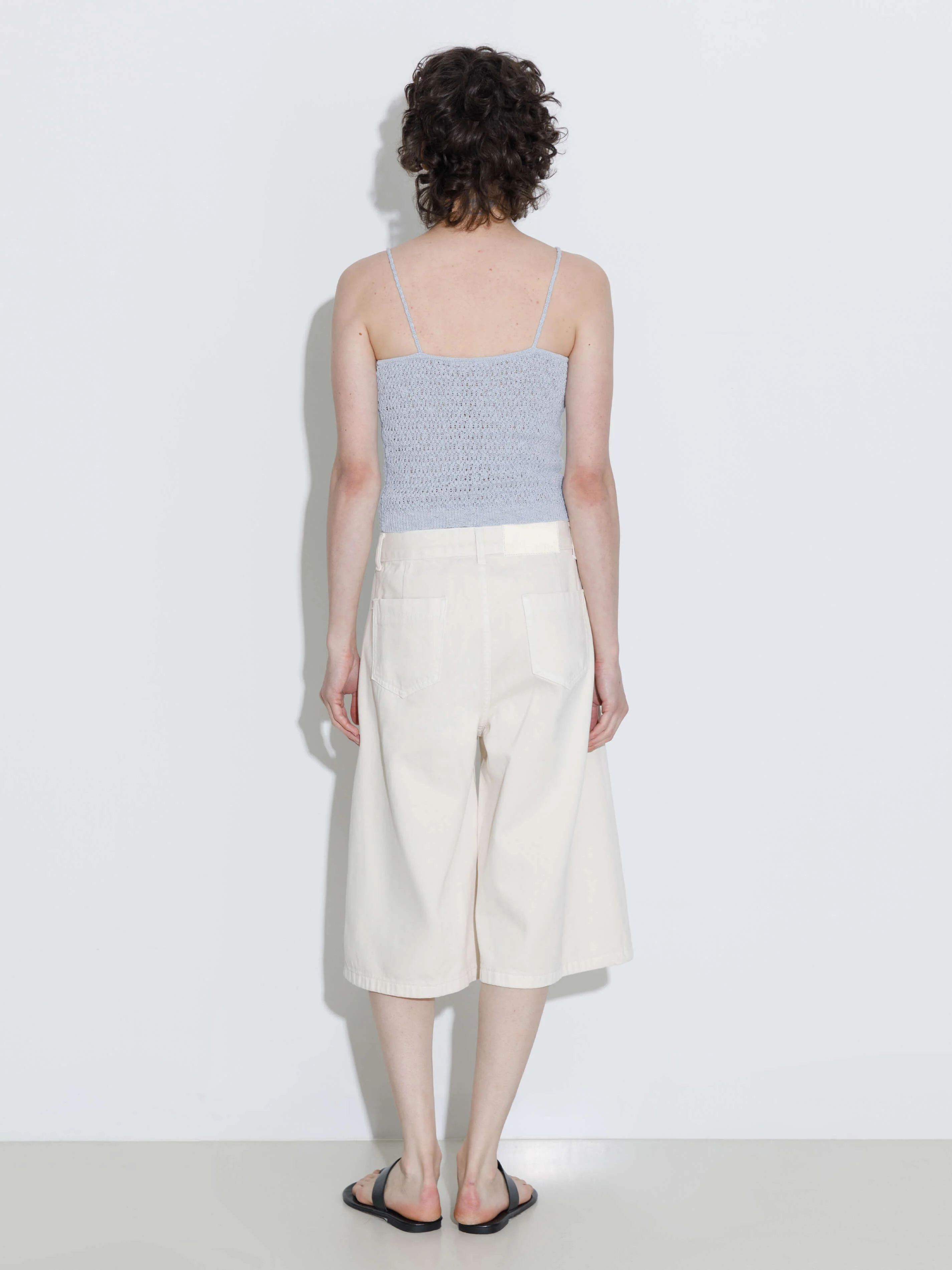Loose Fit Knee-Length Denim Shorts - Image 13