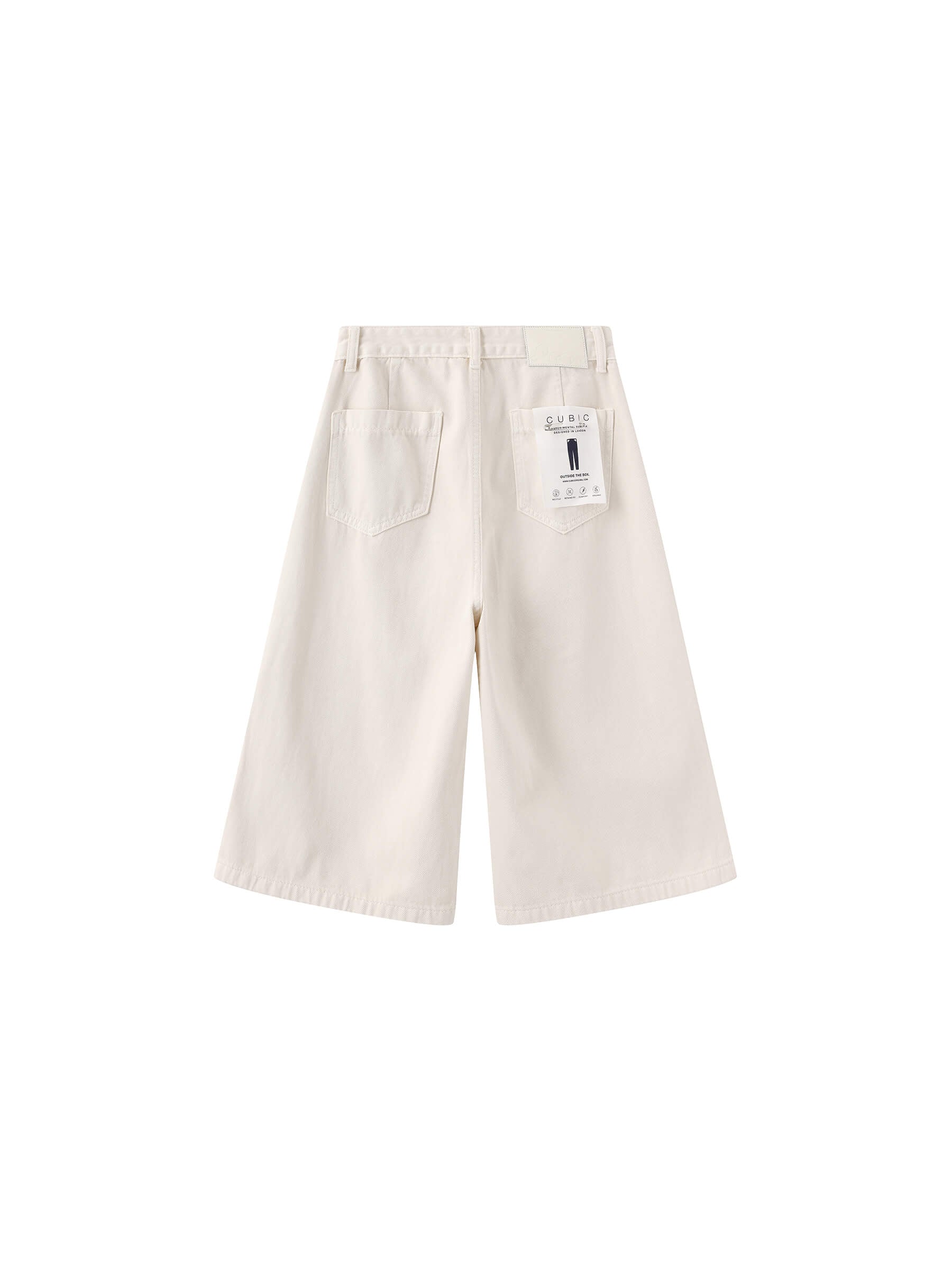 Loose Fit Knee-Length Denim Shorts - Image 18