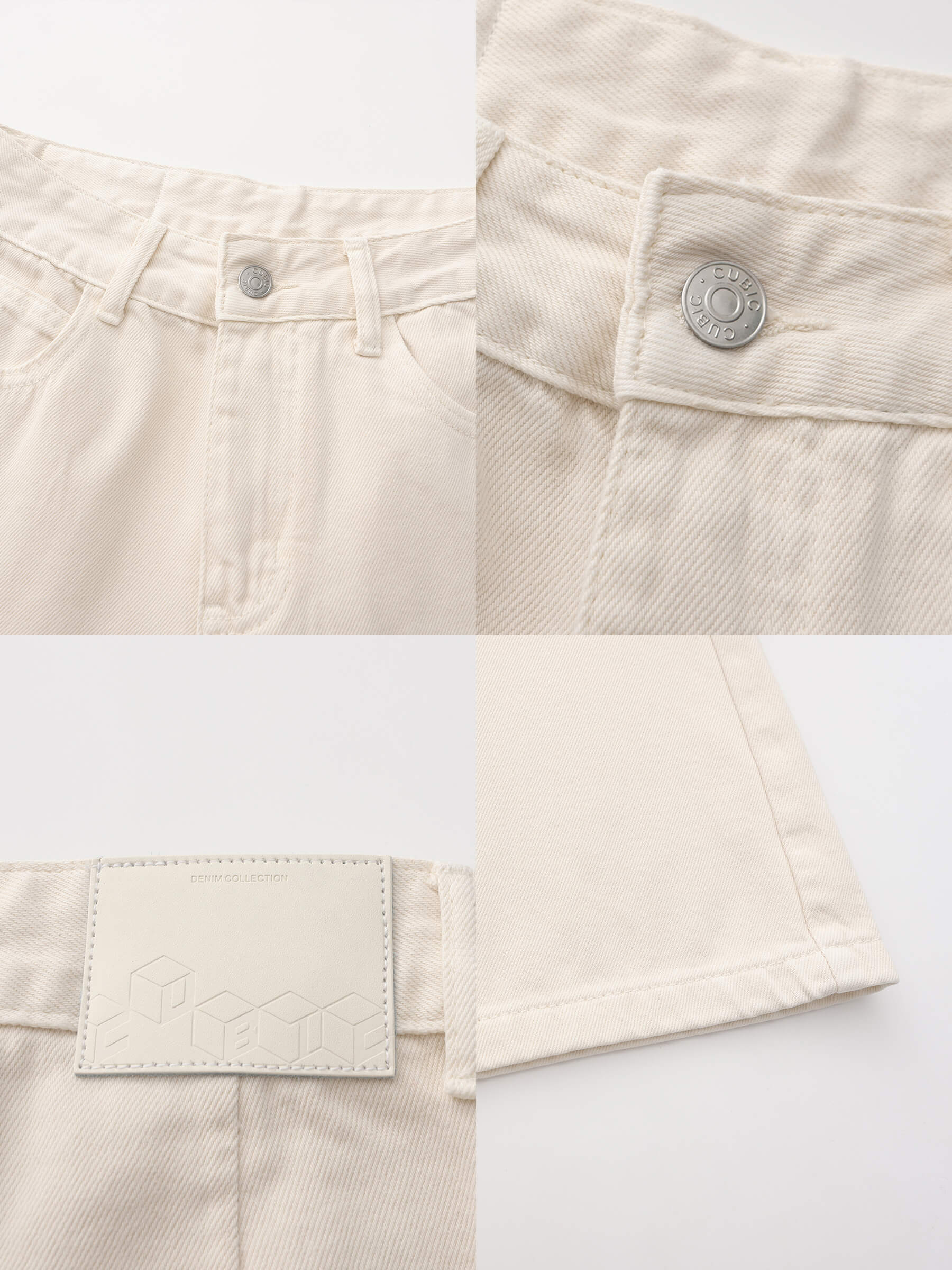 Loose Fit Knee-Length Denim Shorts - Image 20