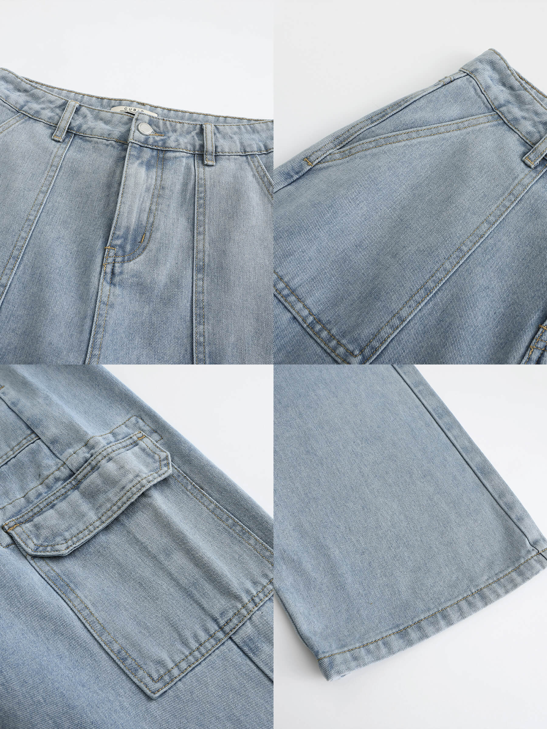 Low Waist Cargo Jeans - Image 17