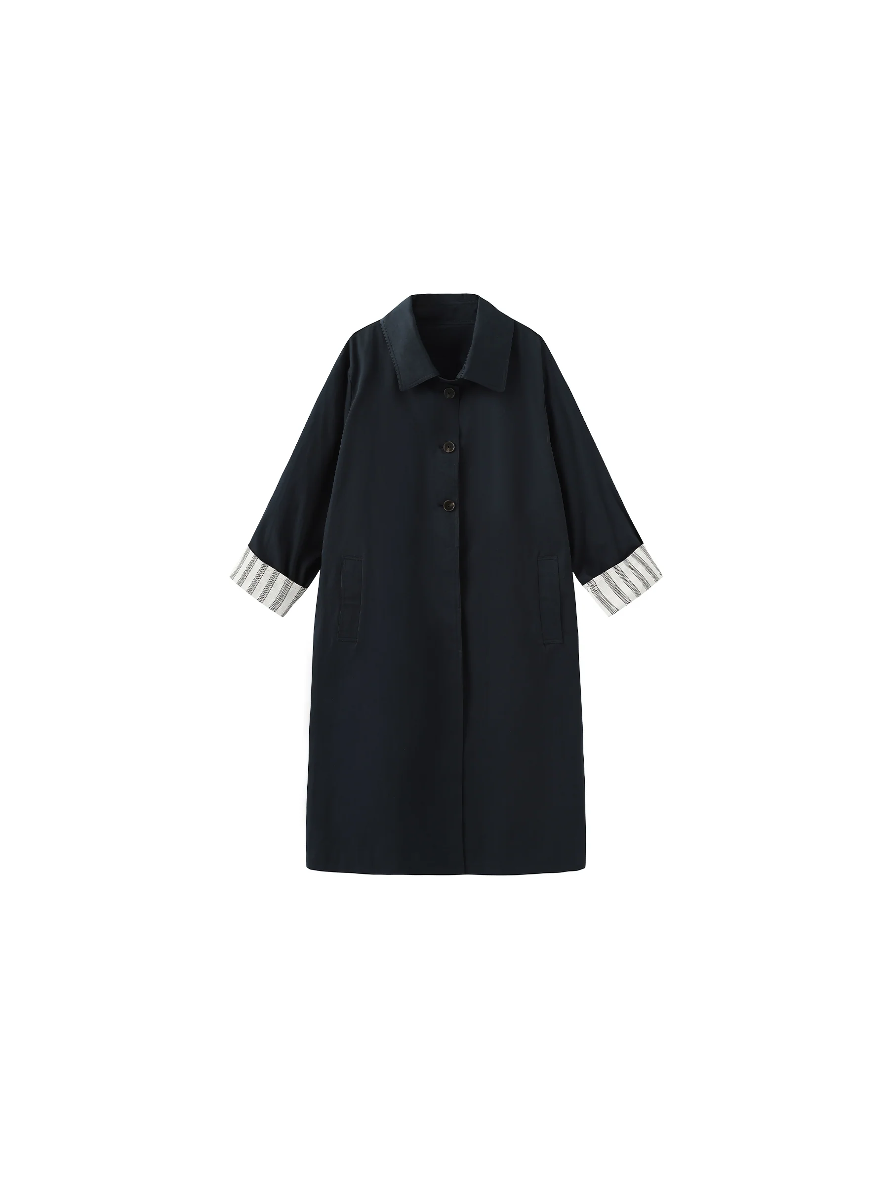 Macintosh Trench Coat with Striped Lining - Image 13
