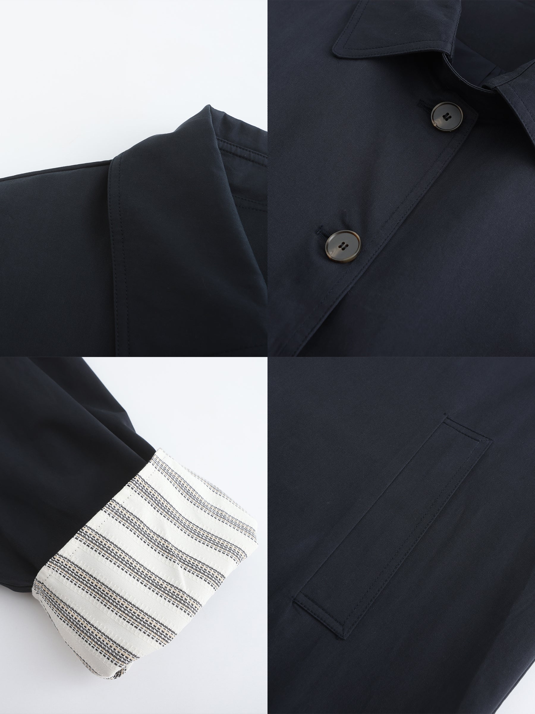 Macintosh Trench Coat with Striped Lining - Image 17
