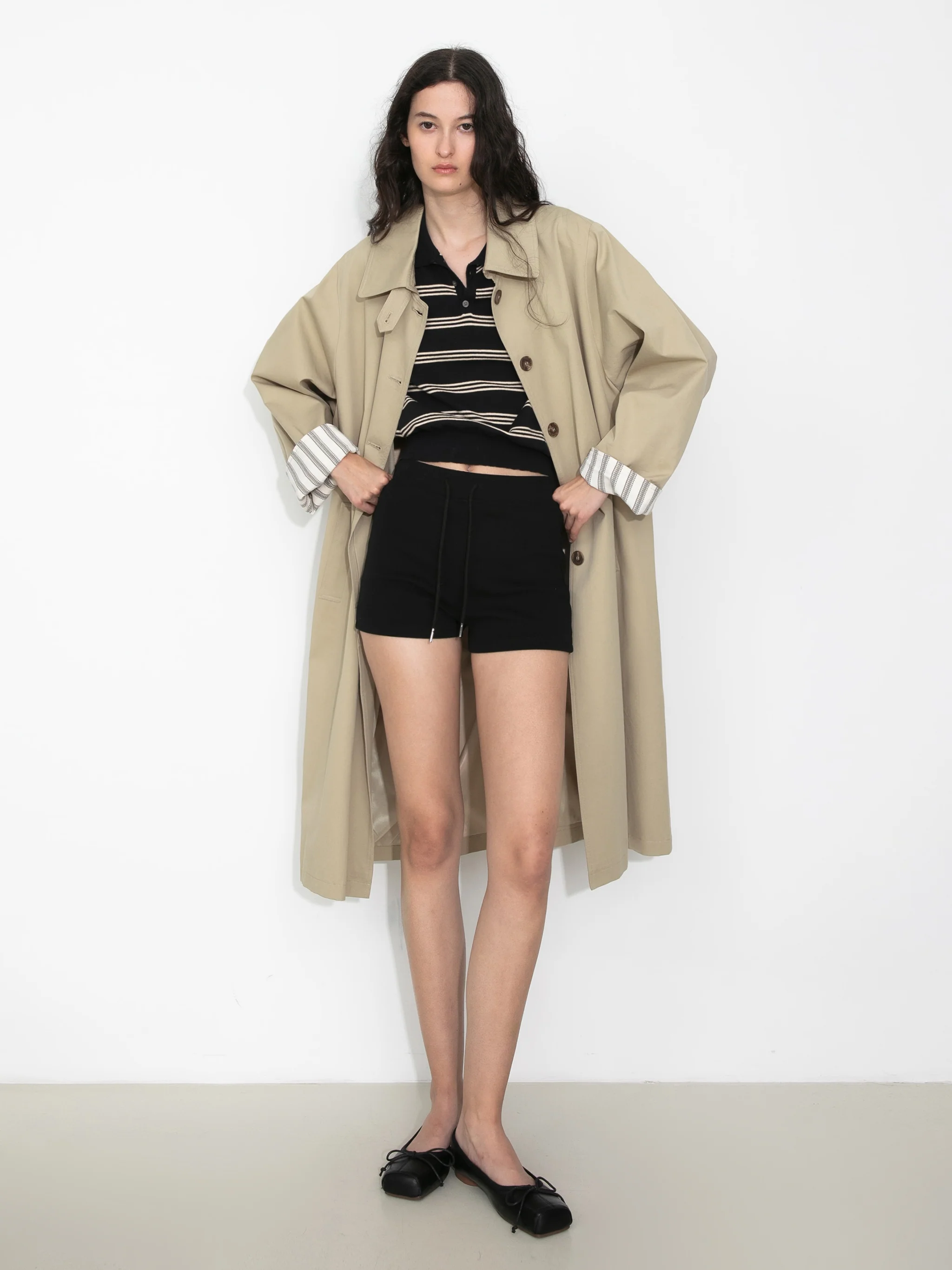 Macintosh Trench Coat with Striped Lining - Image 7