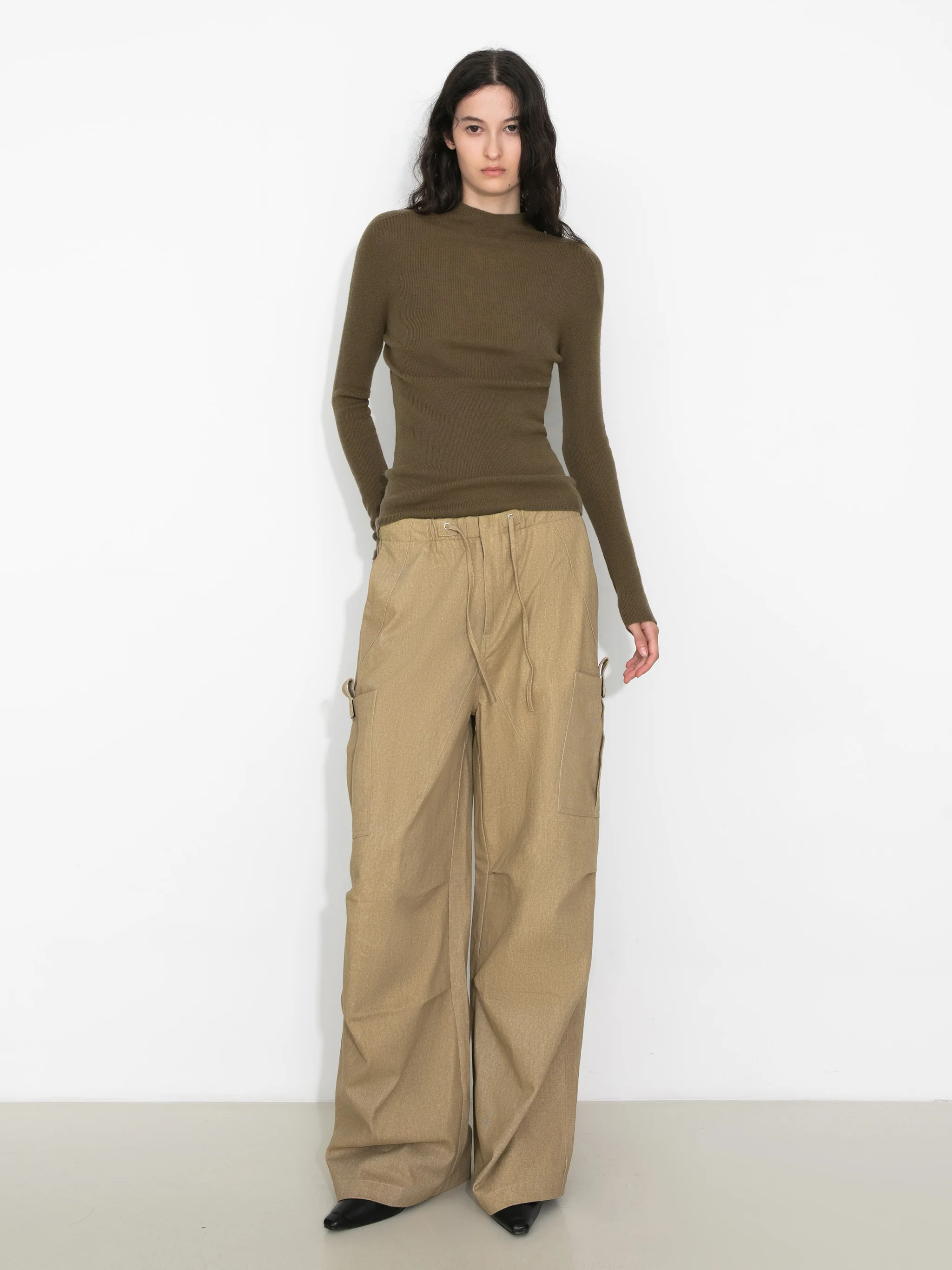 Merino Wool Turtleneck Knitwear Jumper - Image 2