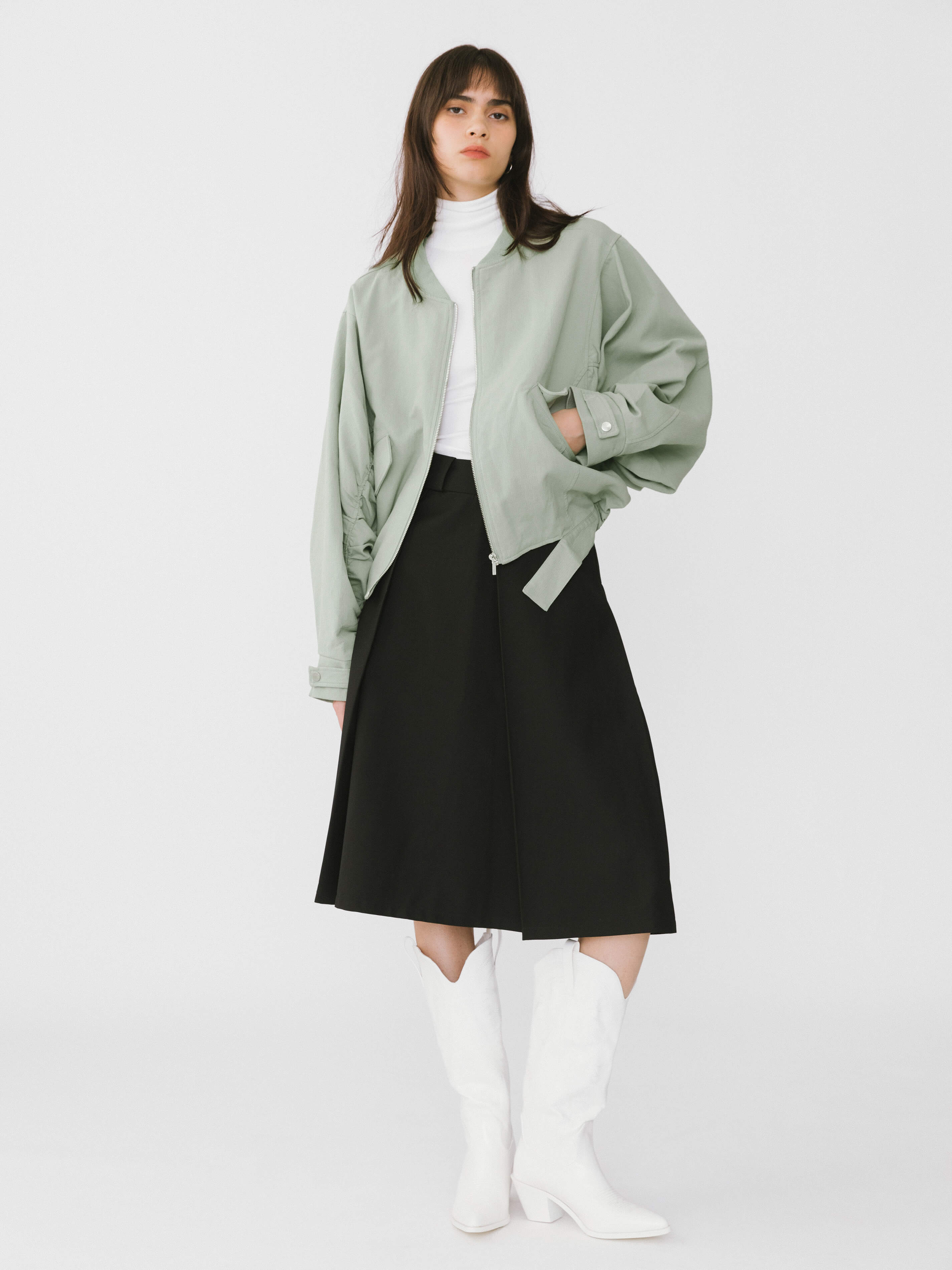 Mint Bomber Jacket - Image 3