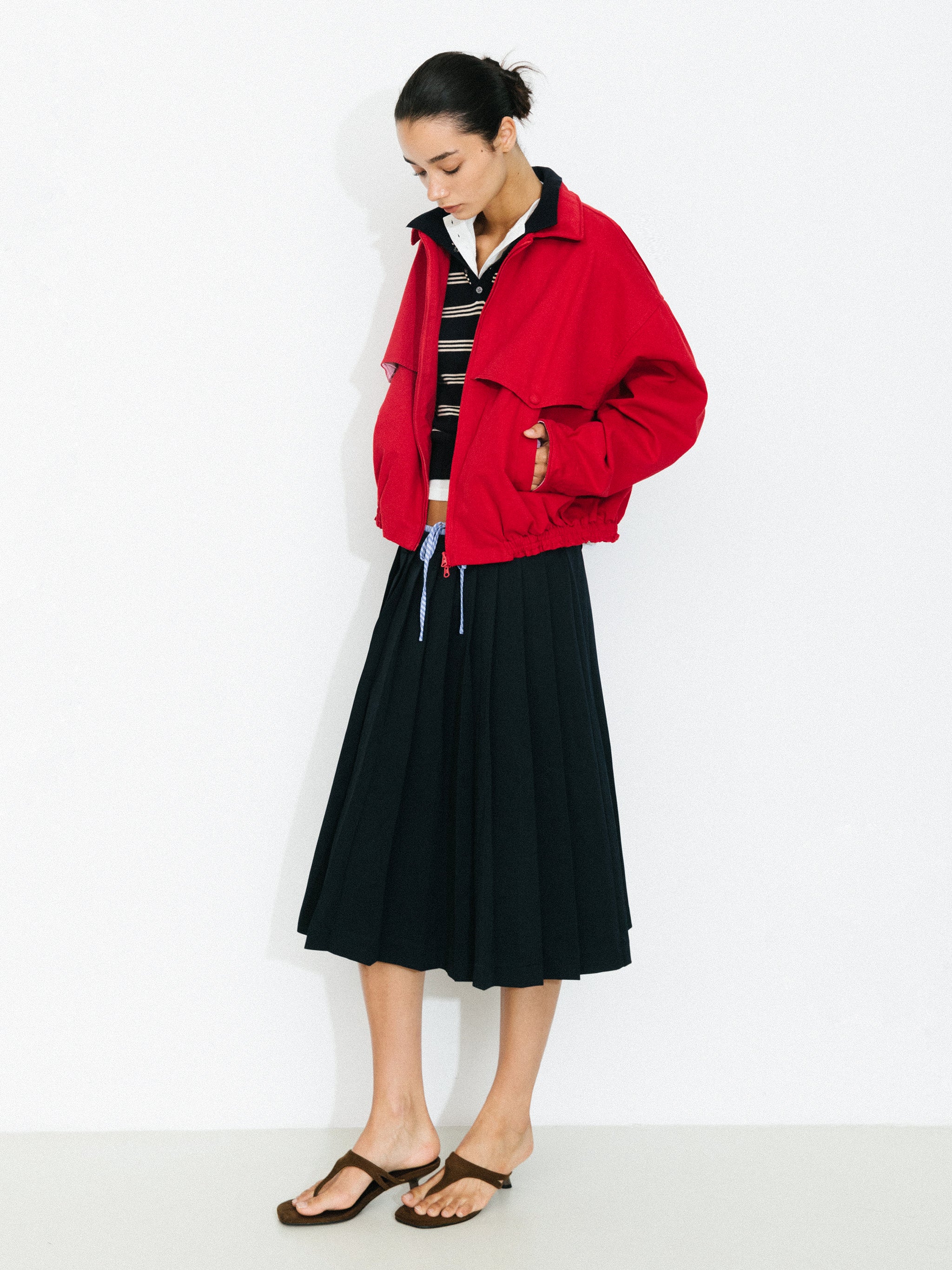 100% Cotton Mouldable Collar Casual Jacket - Image 5