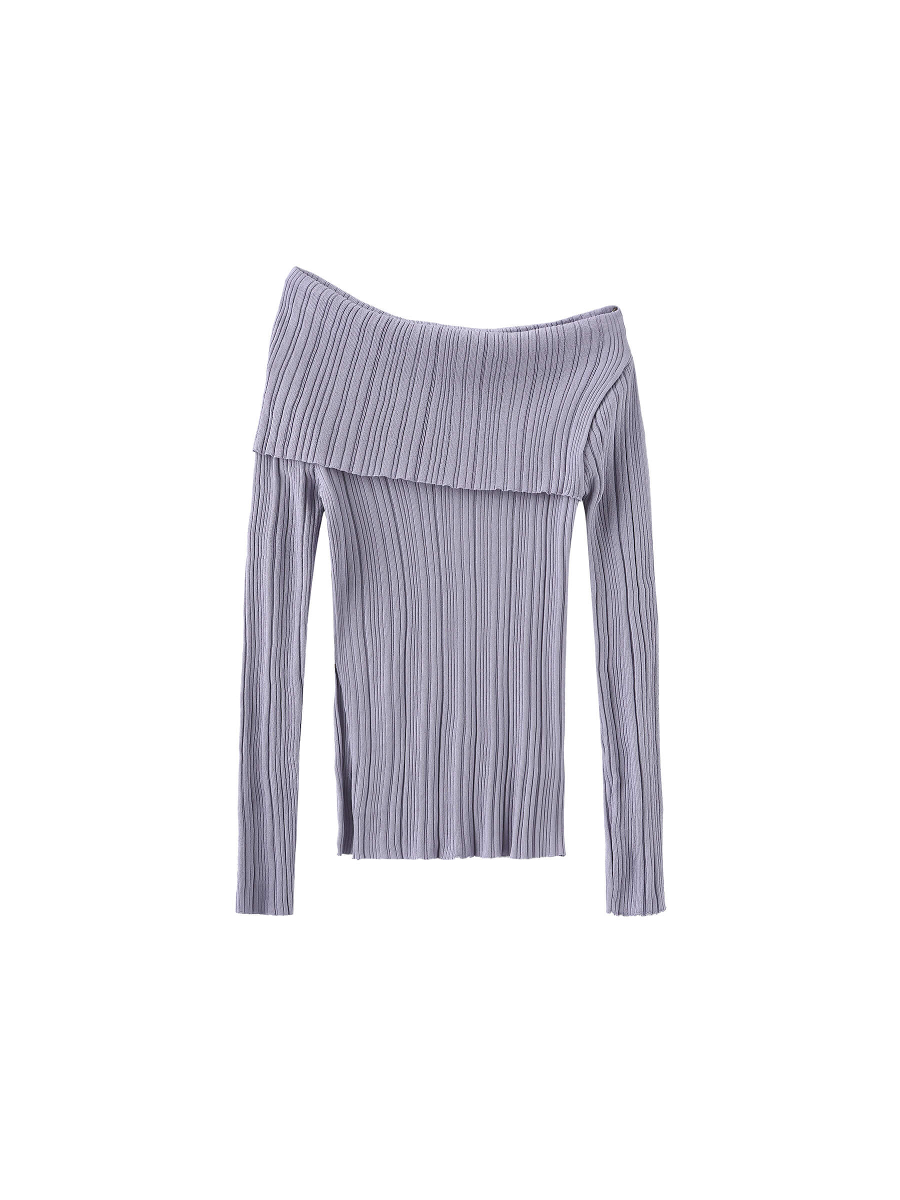 Off-Shoulder Long Sleeve Fitted Top - Image 15
