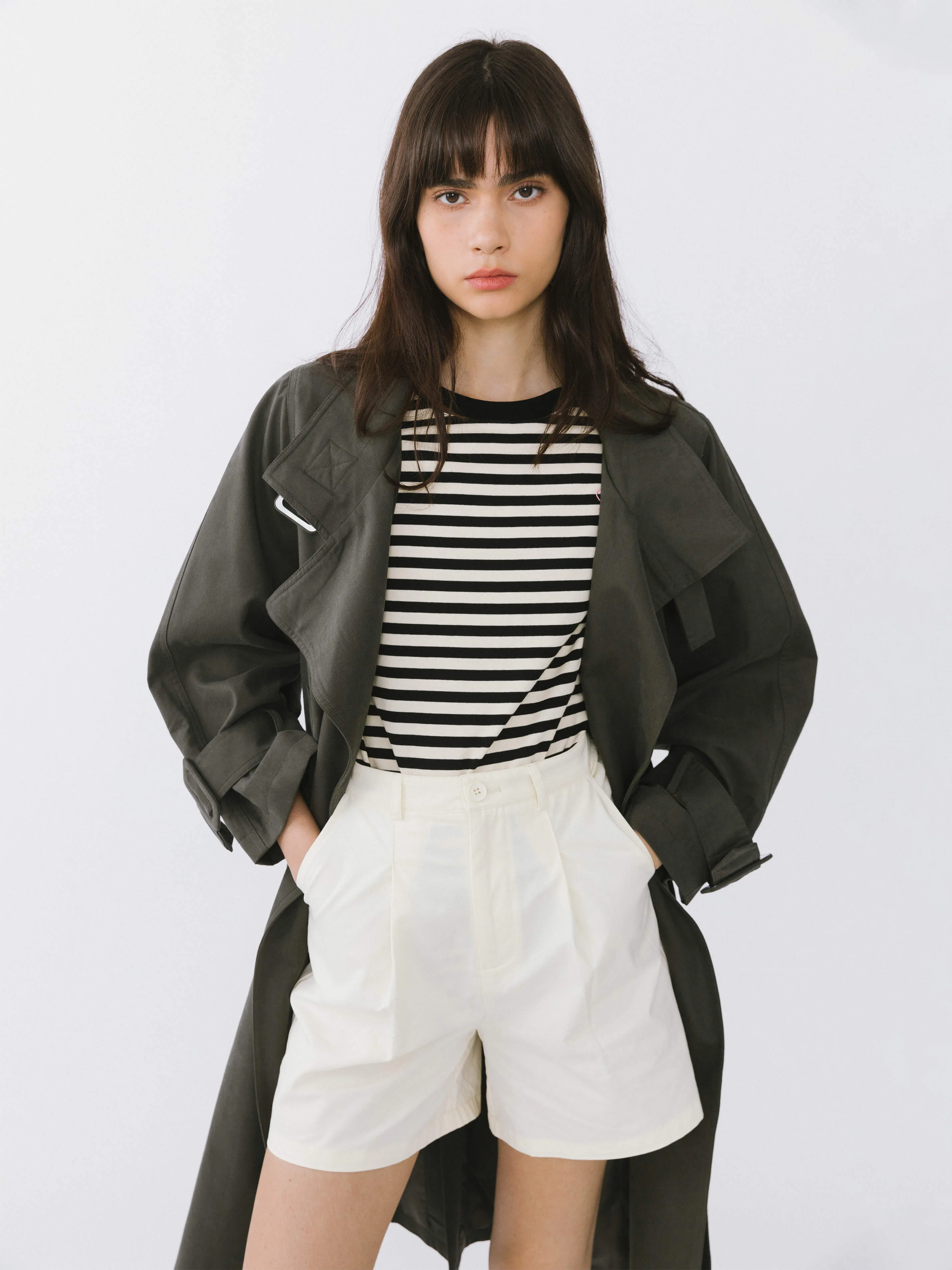 Overlay Mid-Length Trench Coat - Image 5