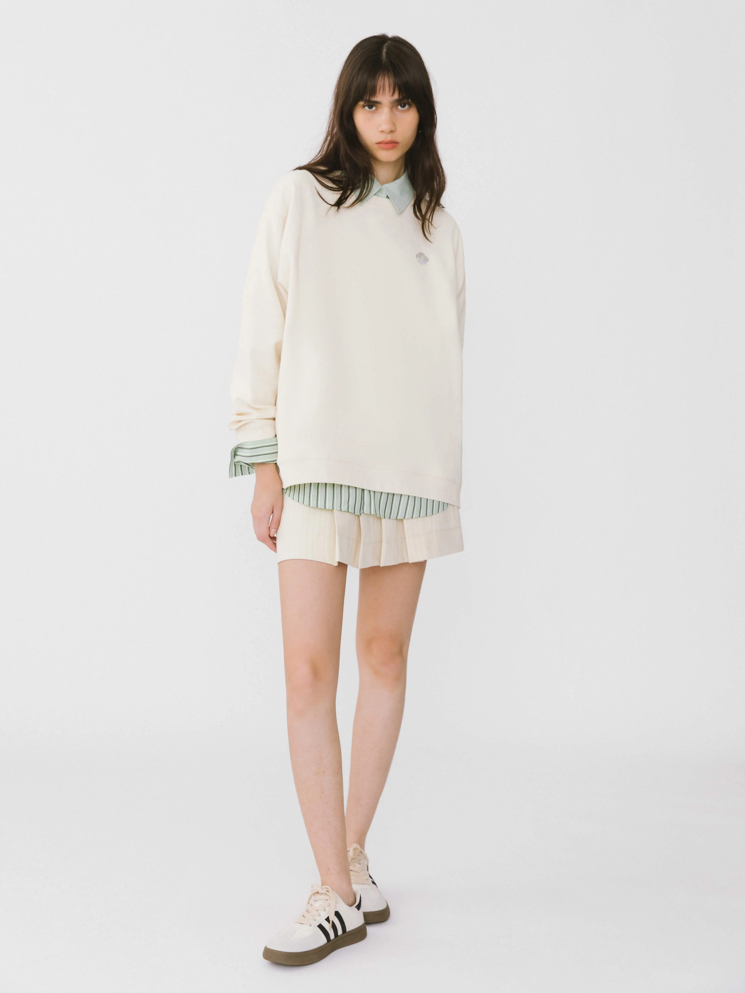 Oversized Long Sleeve T-Shirt and Matching Shorts - Image 10