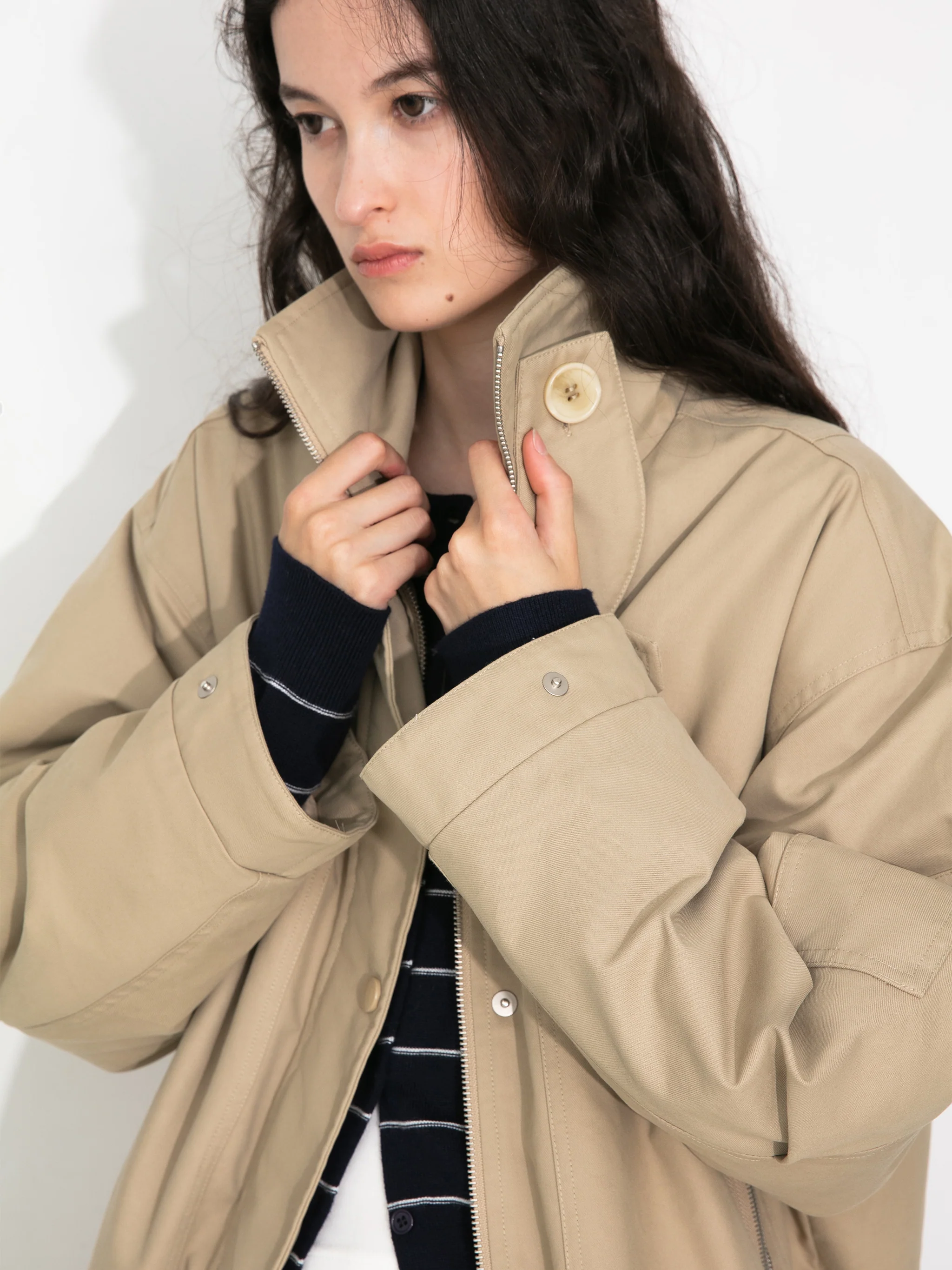 Oversized Parka-Style Utility Down Coat - Image 4