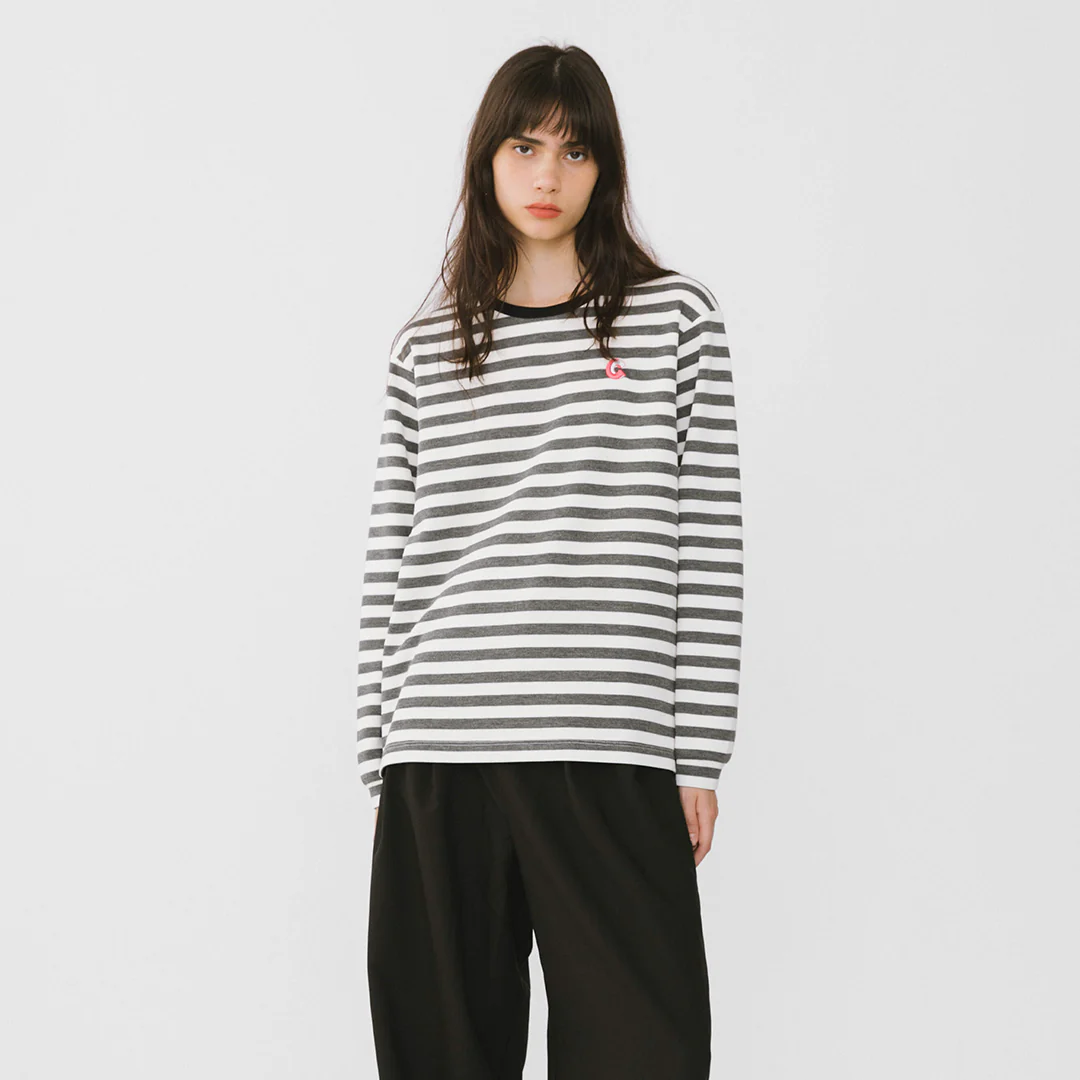 Oversized Striped Long Sleeve Top - Image 20