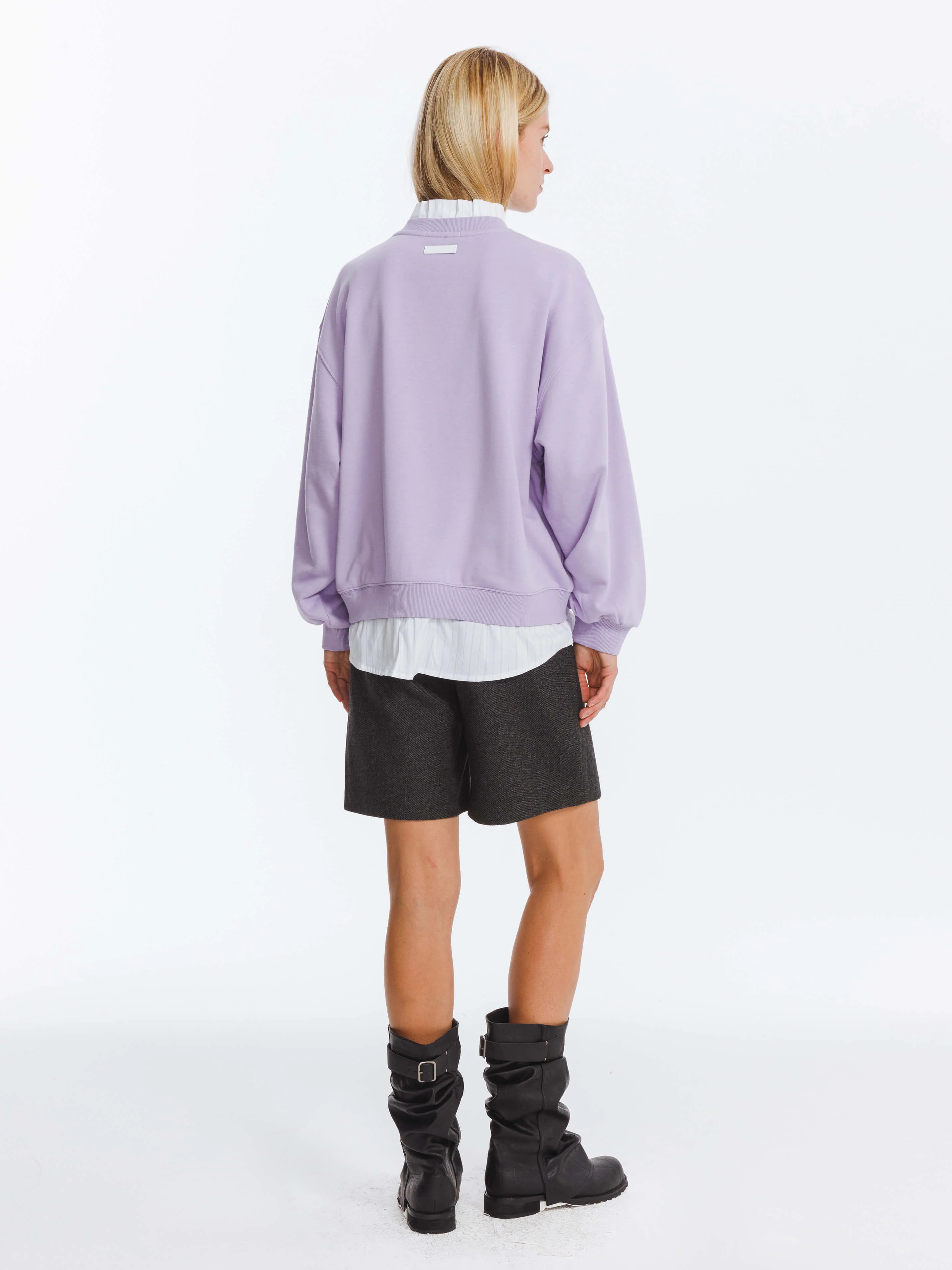 Oversized Sweatshirt with Cotton Blend - Image 6