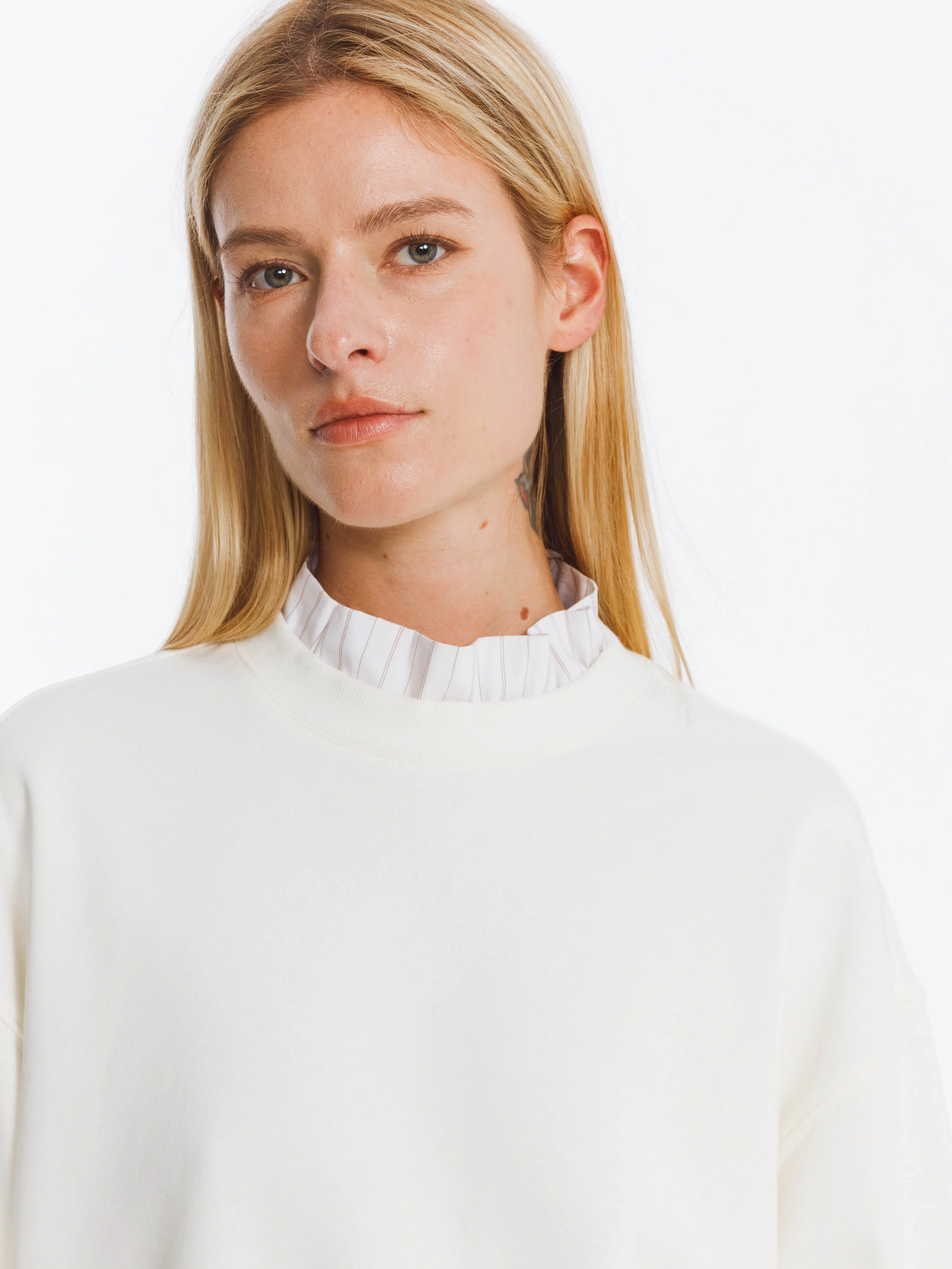 Oversized Sweatshirt with Cotton Blend - Image 9