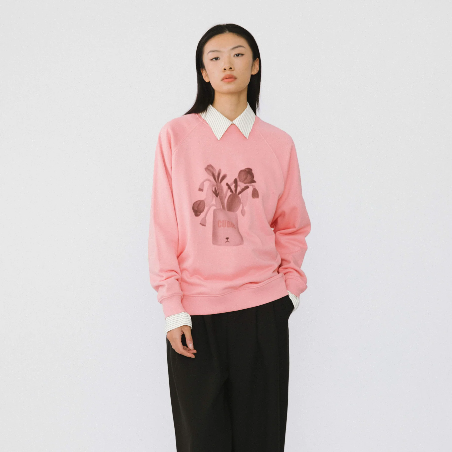 Round Neck Printed Sweatshirt - Image 14