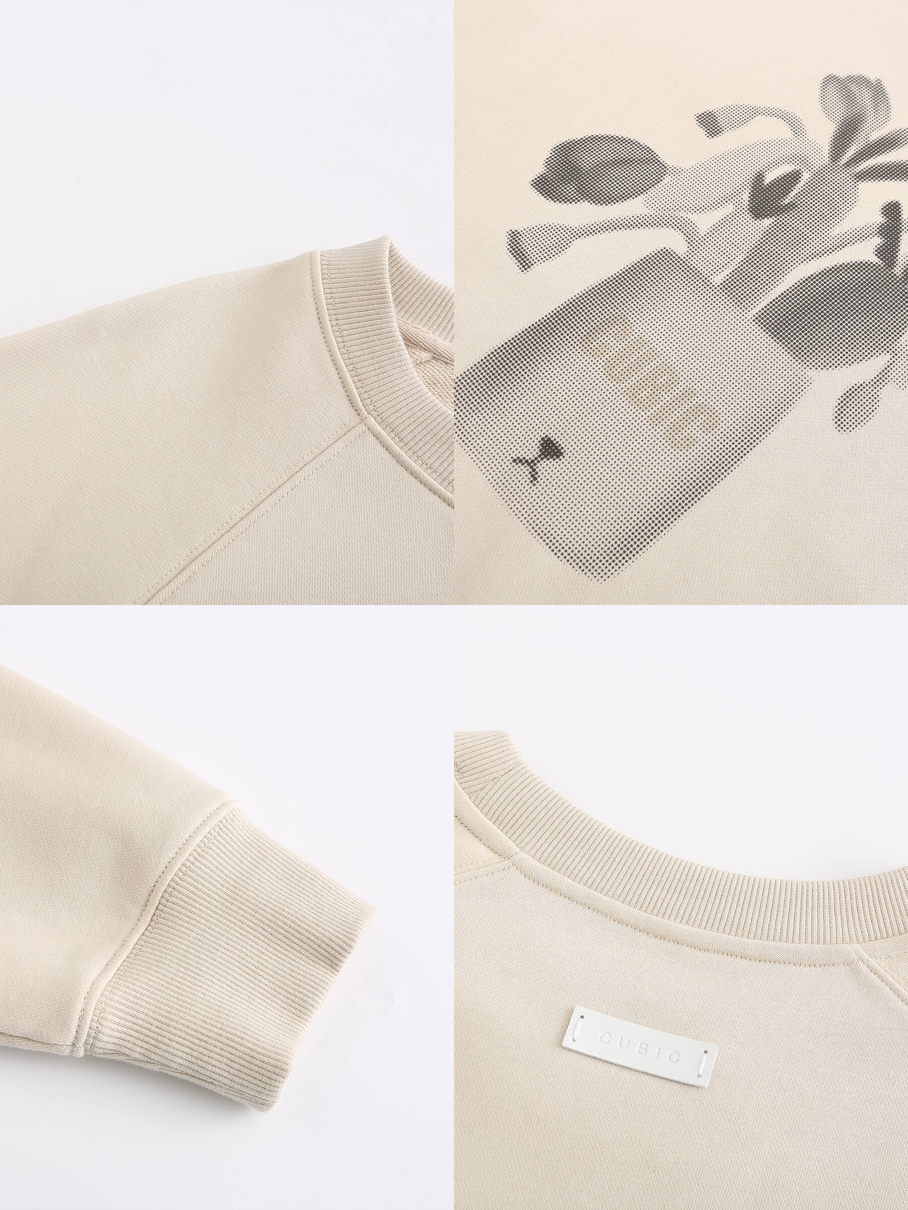 Round Neck Printed Sweatshirt - Image 19
