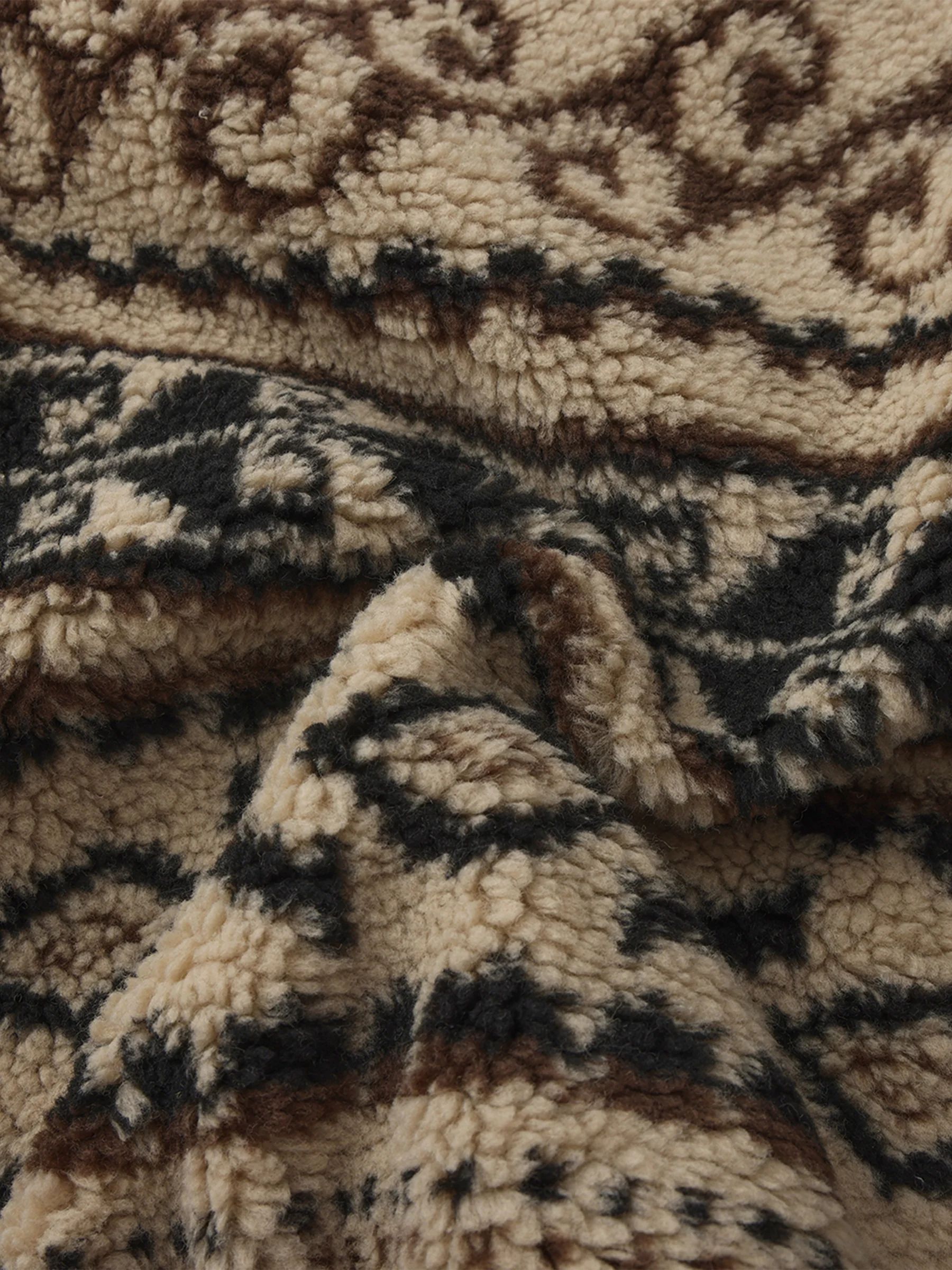Paisley Faux Shearling Padded Jacket - Image 10