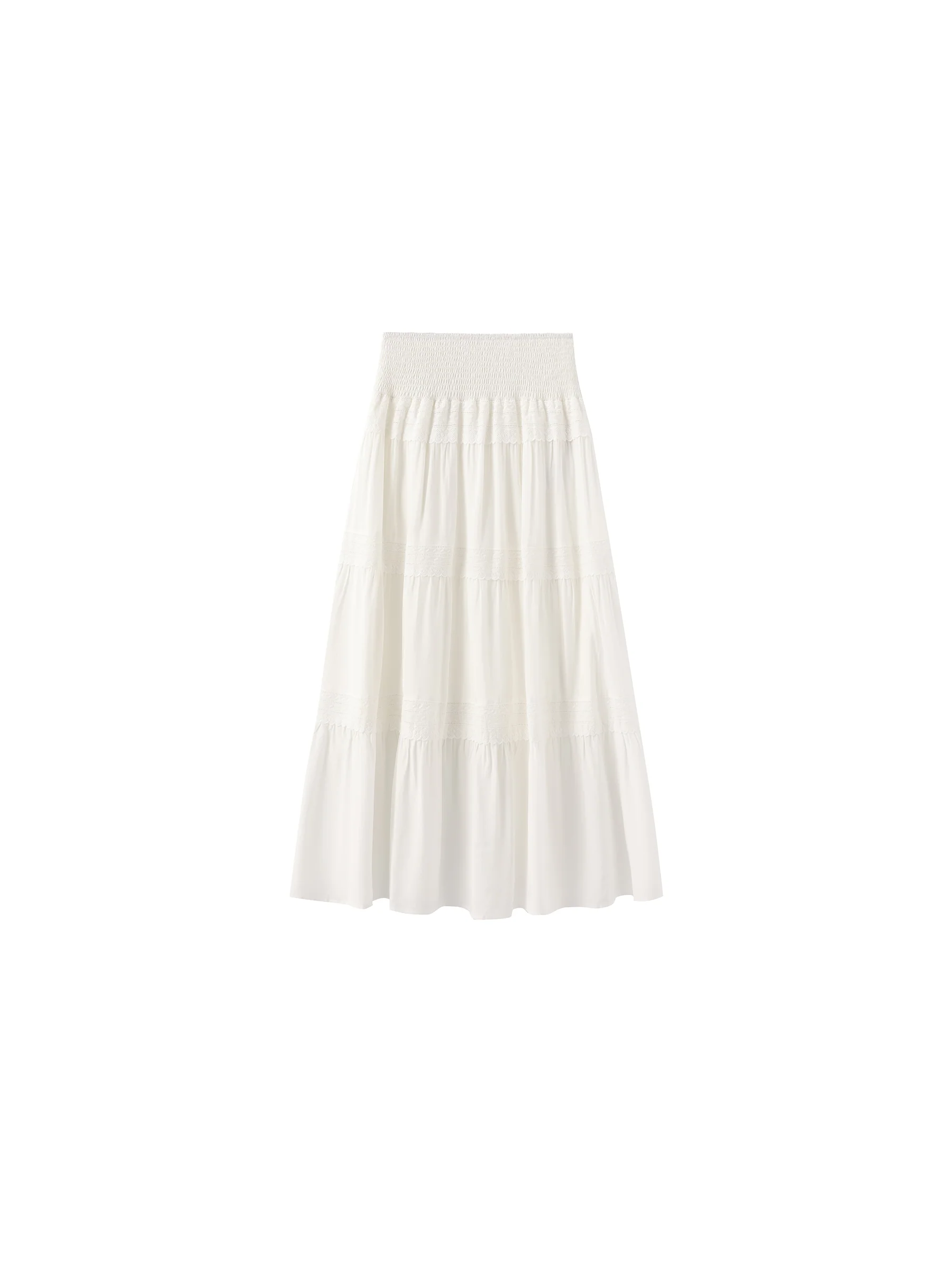 Panelled Lace Maxi Skirt - Image 6