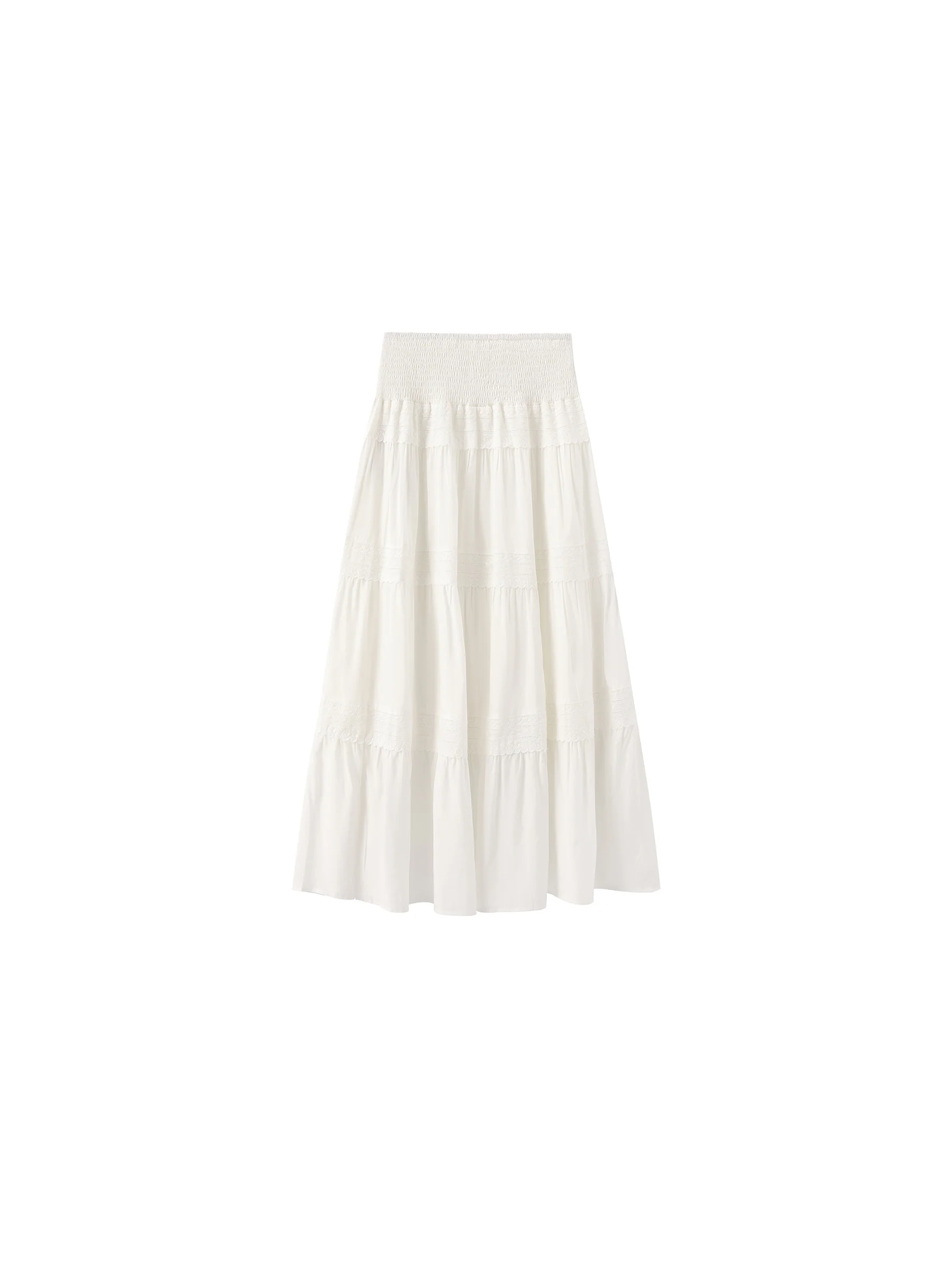 Panelled Lace Maxi Skirt - Image 7
