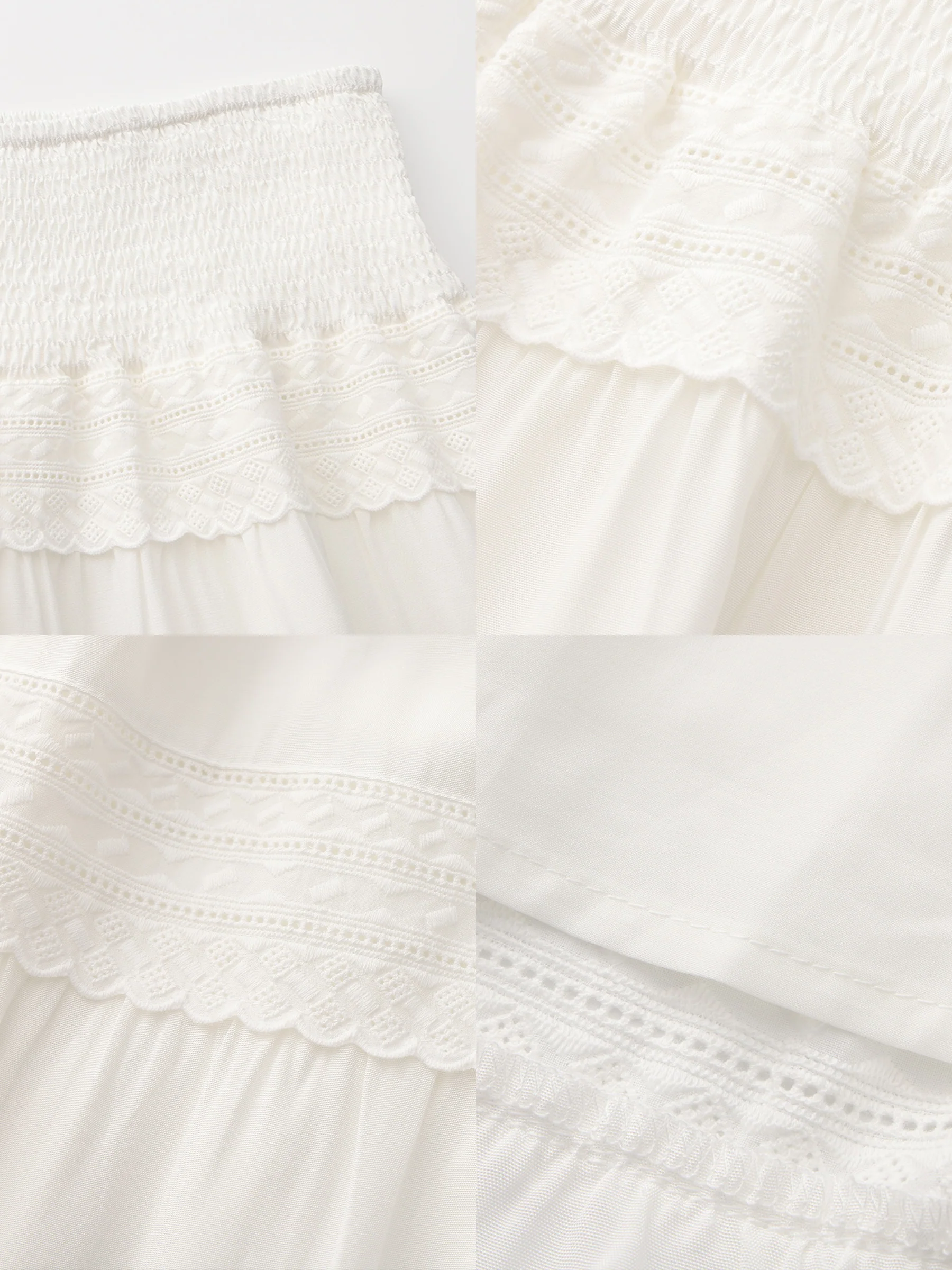 Panelled Lace Maxi Skirt - Image 8