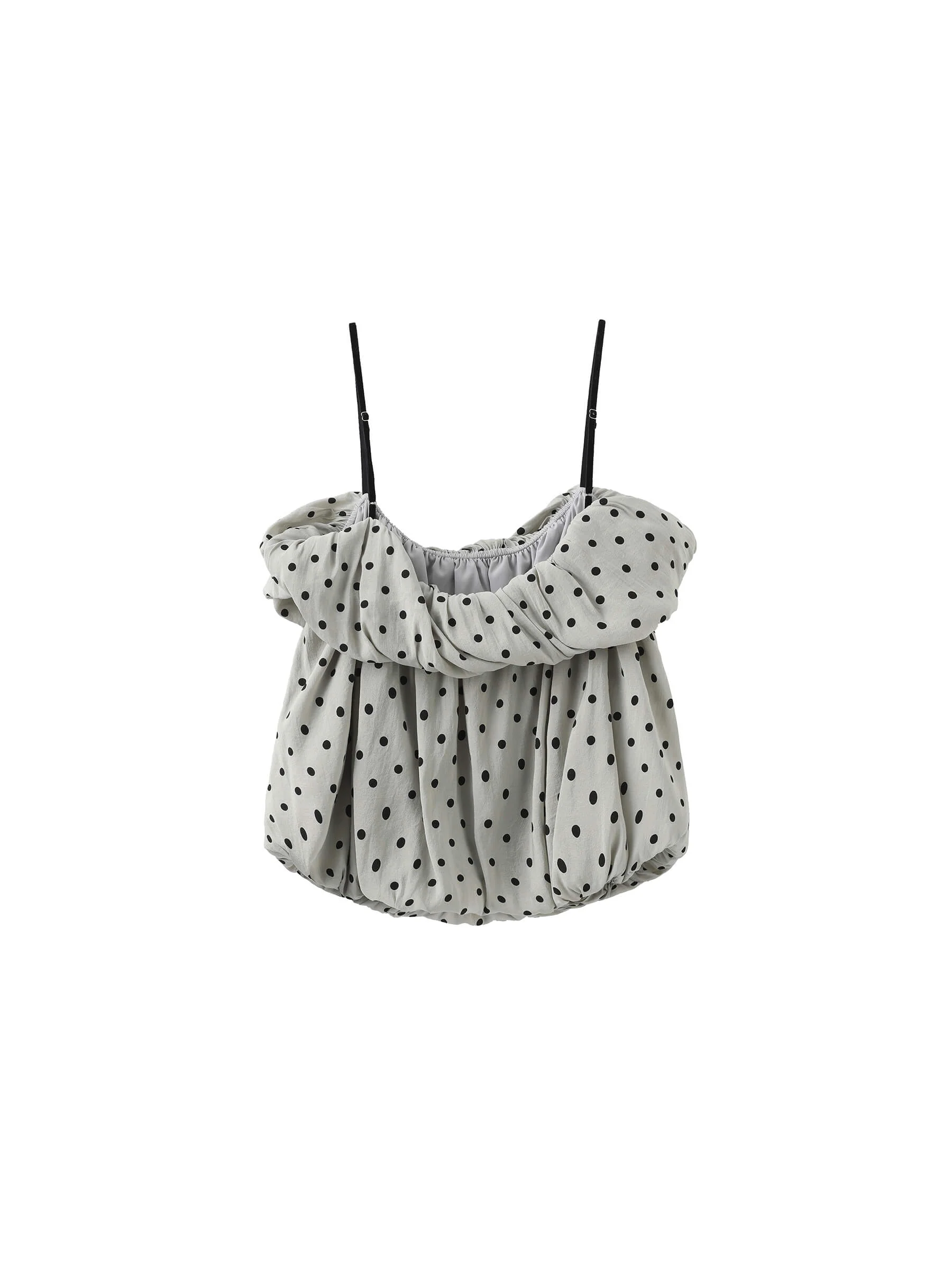 Polka Dots Print Cropped Cami Top - Image 18