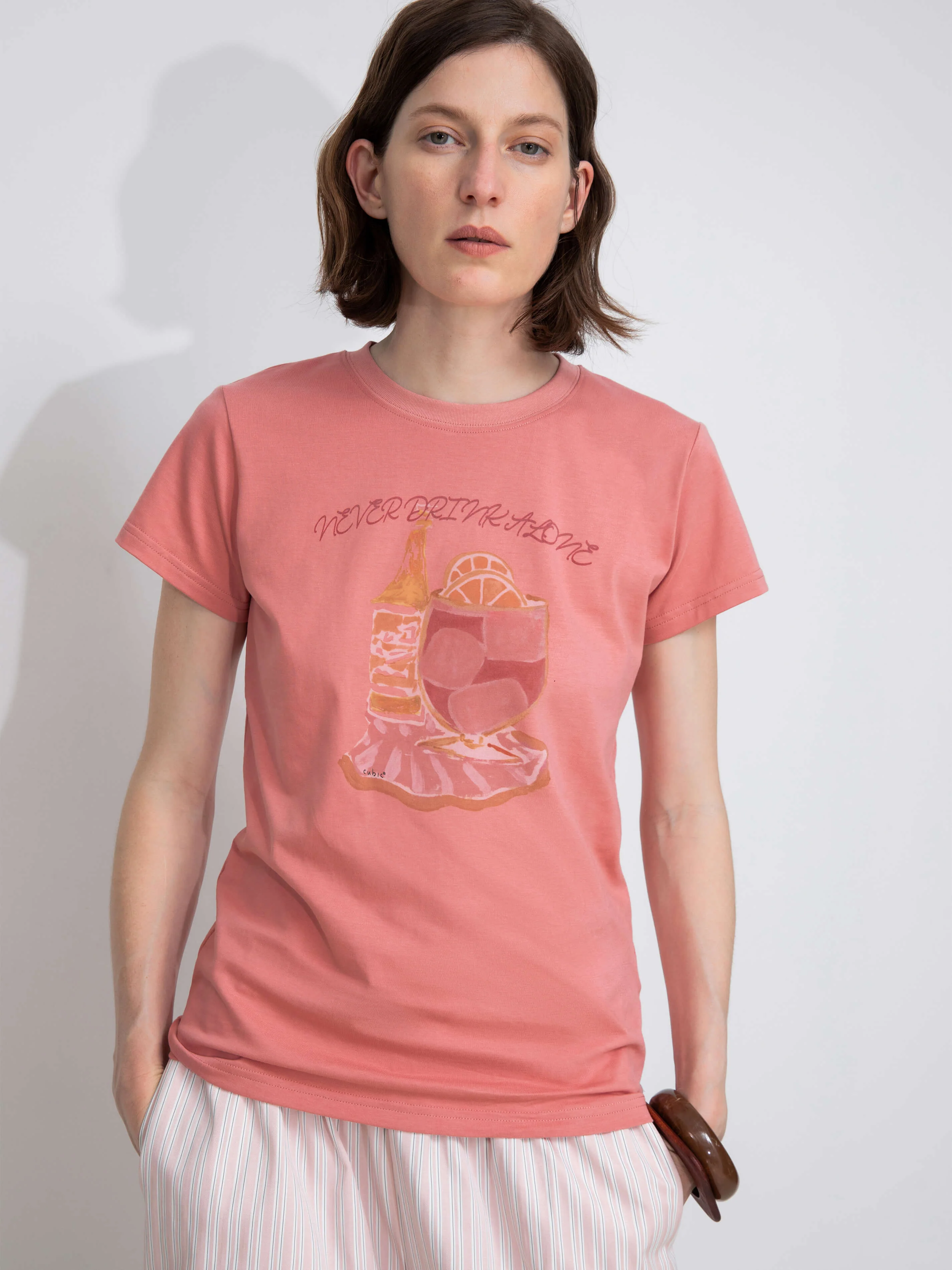 Printed Casual Short-Sleeve Top - Image 17