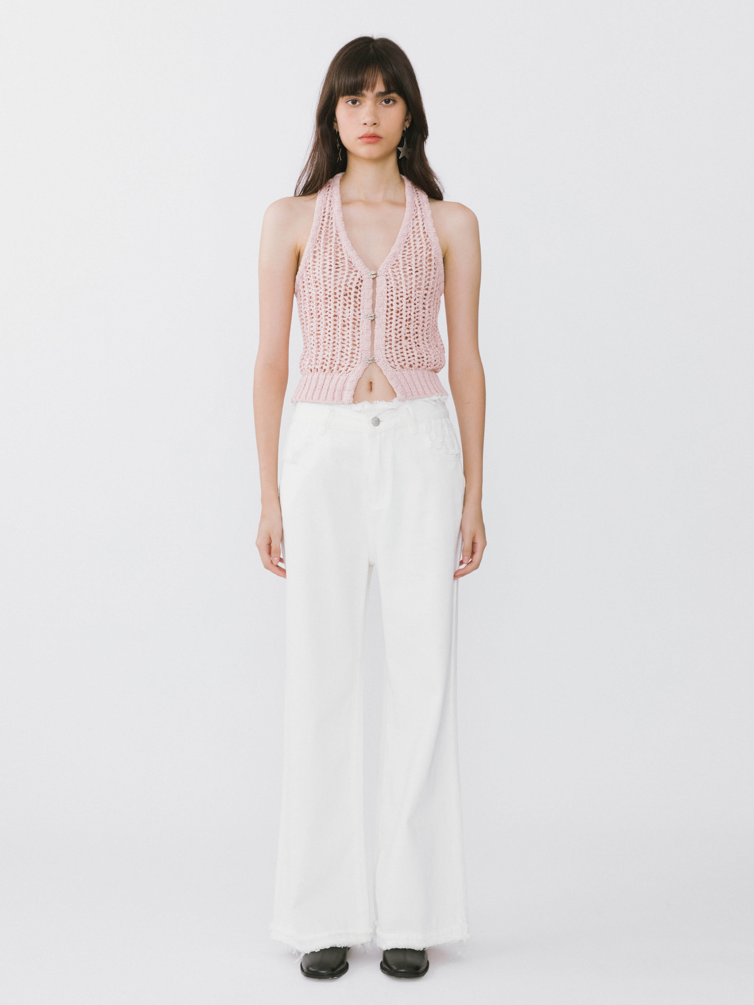 Raw Edge Wide Leg Jeans - Image 14