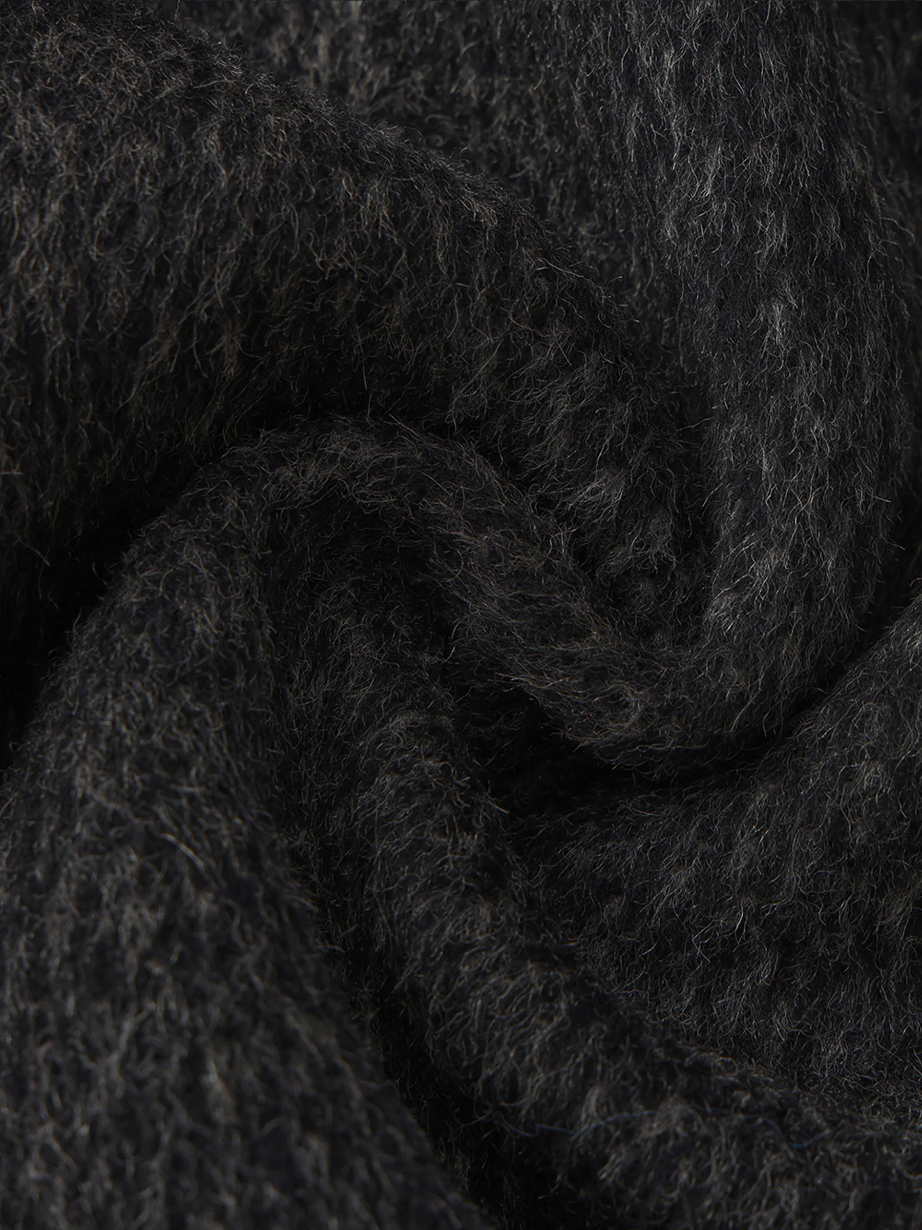 Relaxed Cashmere-Wool Blend Cocoon Jacket - Image 10